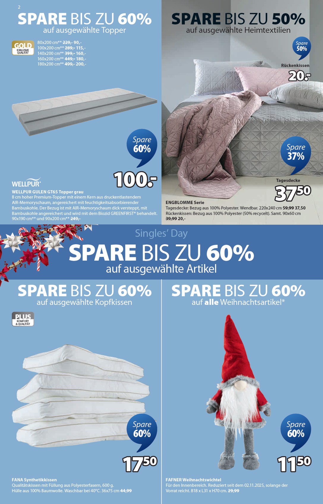 jysk - JYSK - Großartige Angebote 2-Prospekt gültig vom 19.10. bis 29.11. - page: 2