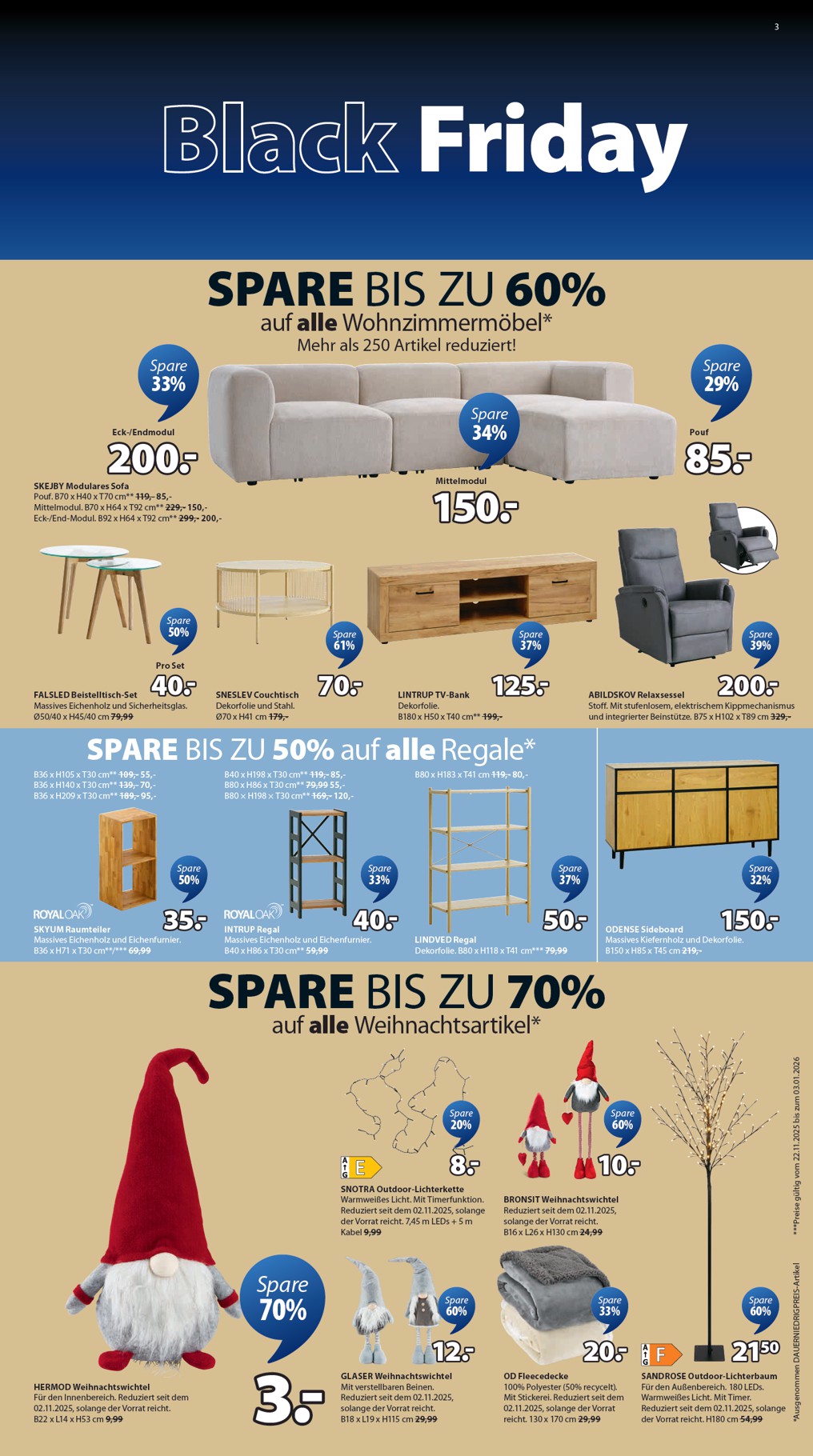 jysk - JYSK - Black Friday 2-Prospekt gültig vom 19.10. bis 29.11. - page: 3