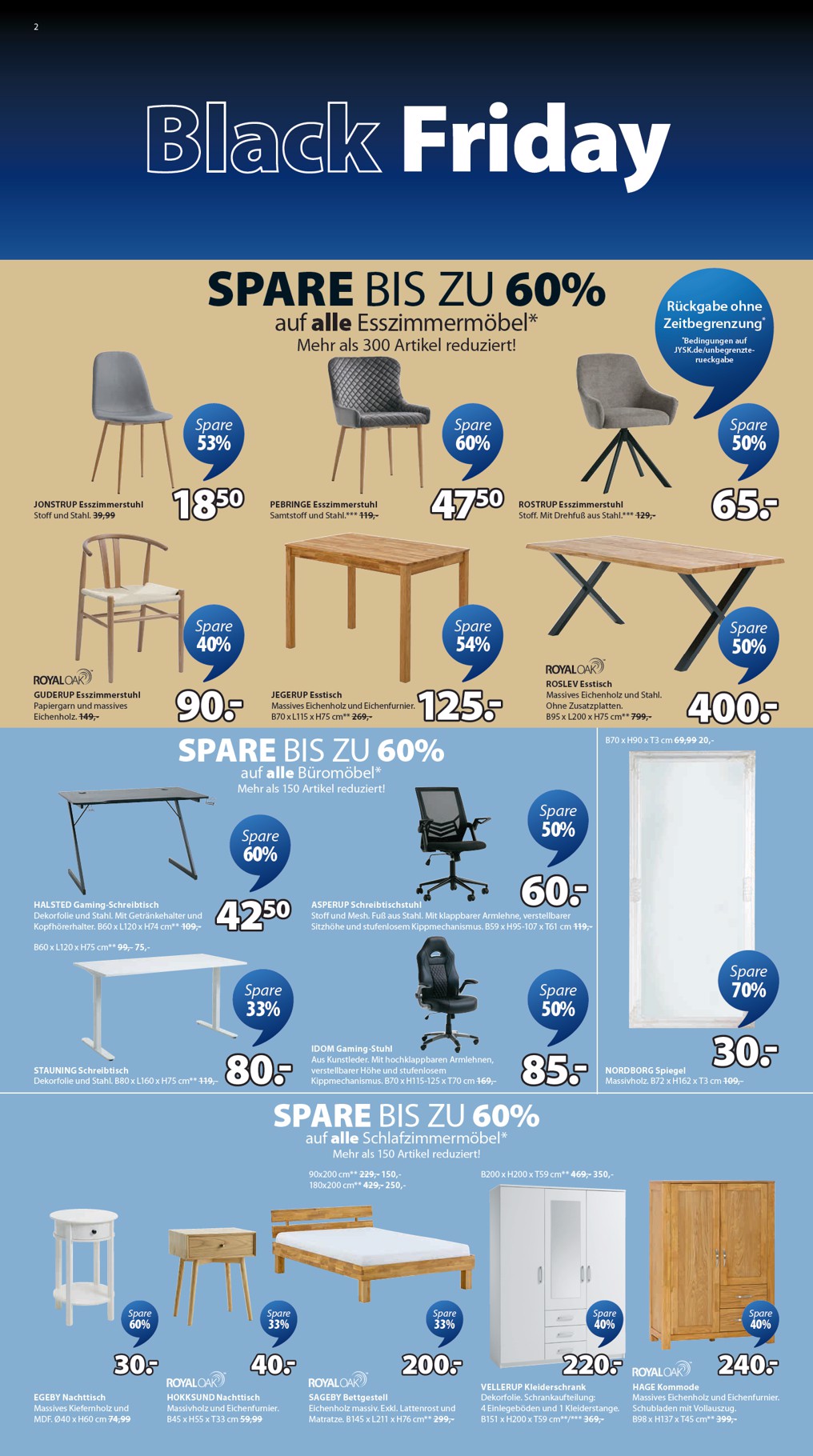 jysk - JYSK - Black Friday 2-Prospekt gültig vom 19.10. bis 29.11. - page: 2
