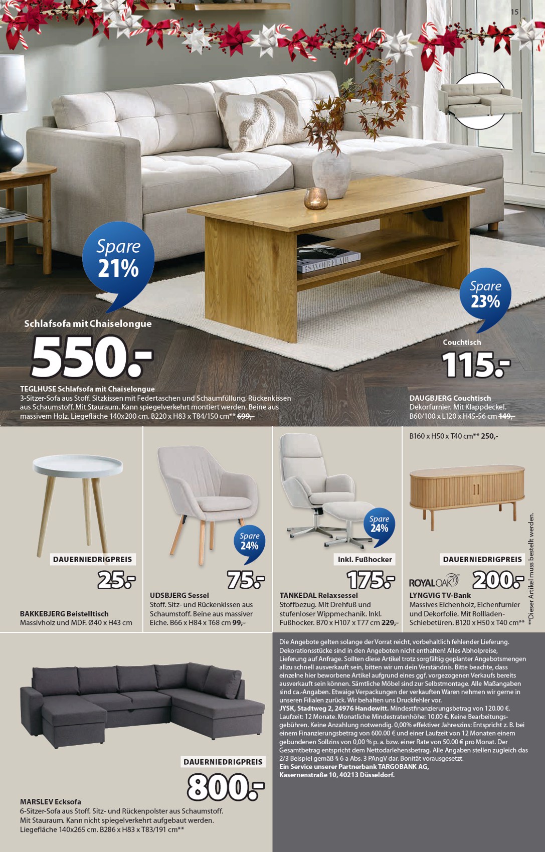 jysk - JYSK-Prospekt gültig vom 22.11. bis 03.01. - page: 15