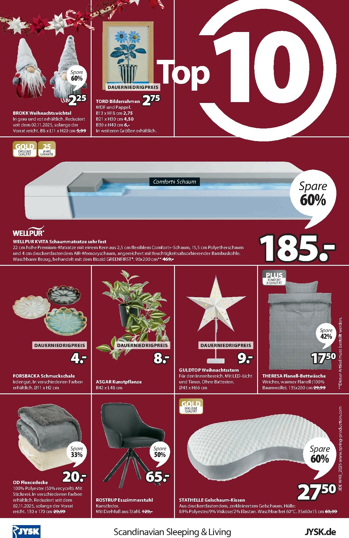 jysk - JYSK - Großartige Angebote-Prospekt gültig vom 22.11. bis 03.01. - page: 16