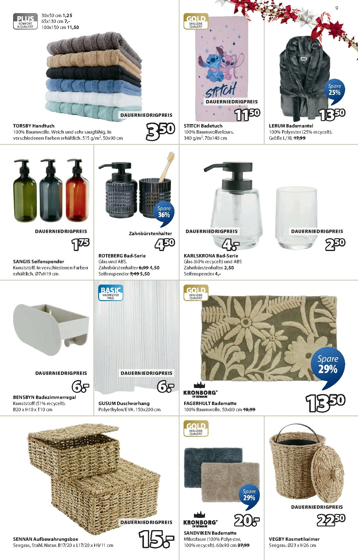 jysk - JYSK - Großartige Angebote-Prospekt gültig vom 22.11. bis 03.01. - page: 9