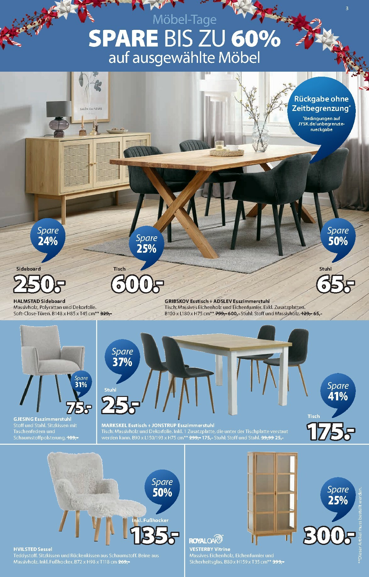 jysk - JYSK - Großartige Angebote-Prospekt gültig vom 22.11. bis 03.01. - page: 3