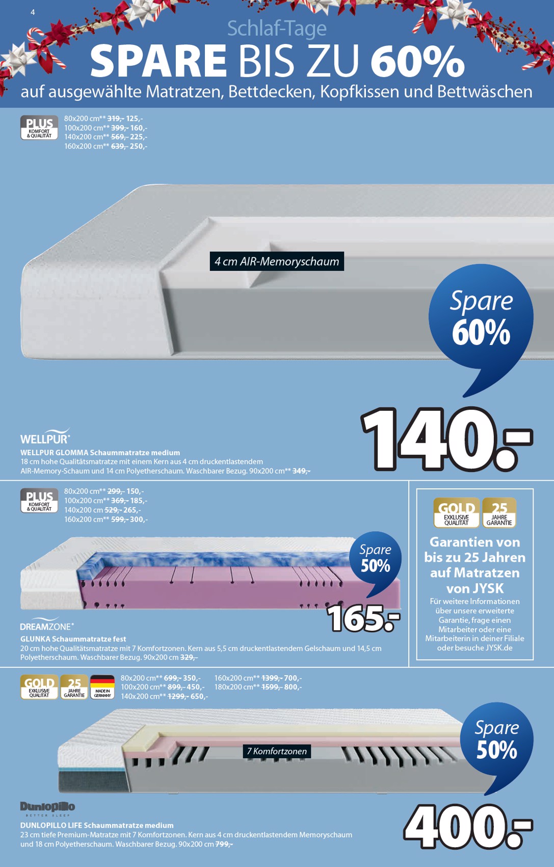 jysk - JYSK - Großartige Angebote 2-Prospekt gültig vom 22.11. bis 03.01. - page: 4