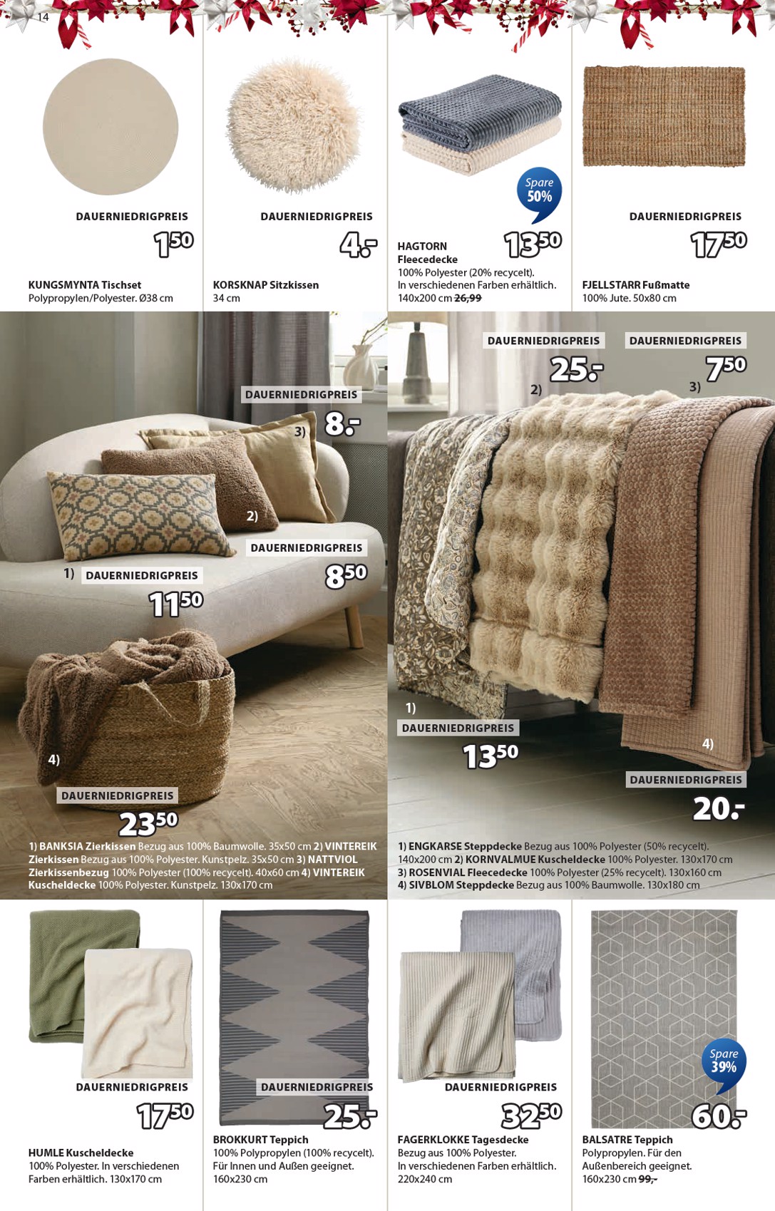 jysk - JYSK - Großartige Angebote 2-Prospekt gültig vom 22.11. bis 03.01. - page: 14