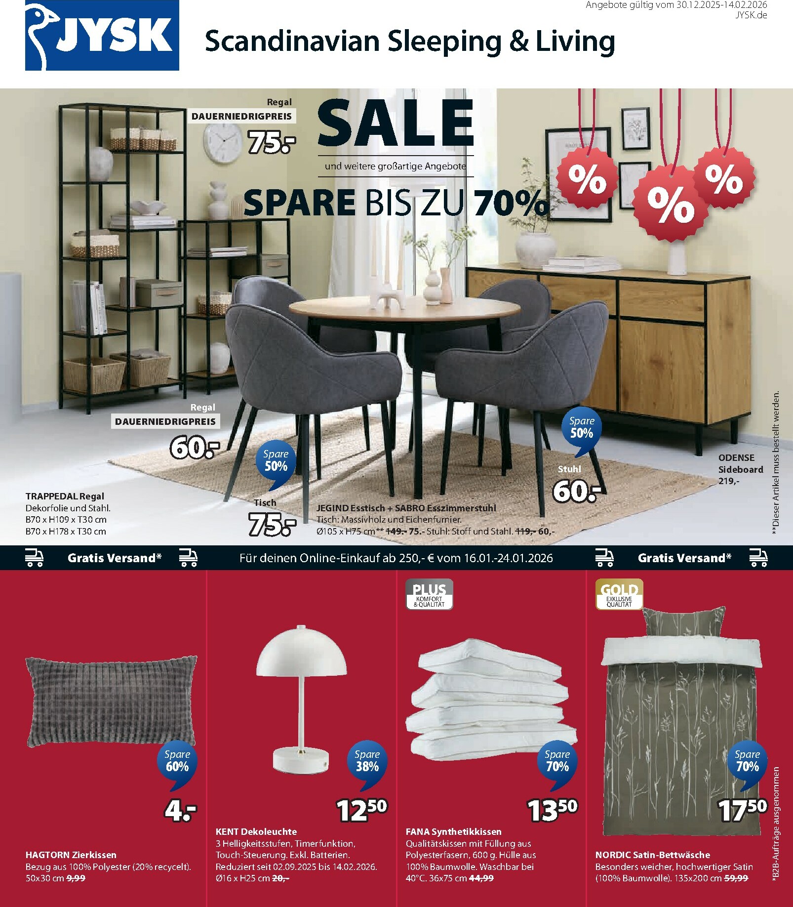 jysk - JYSK - Sale-Prospekt gültig vom 30.12. bis 14.02. - page: 1