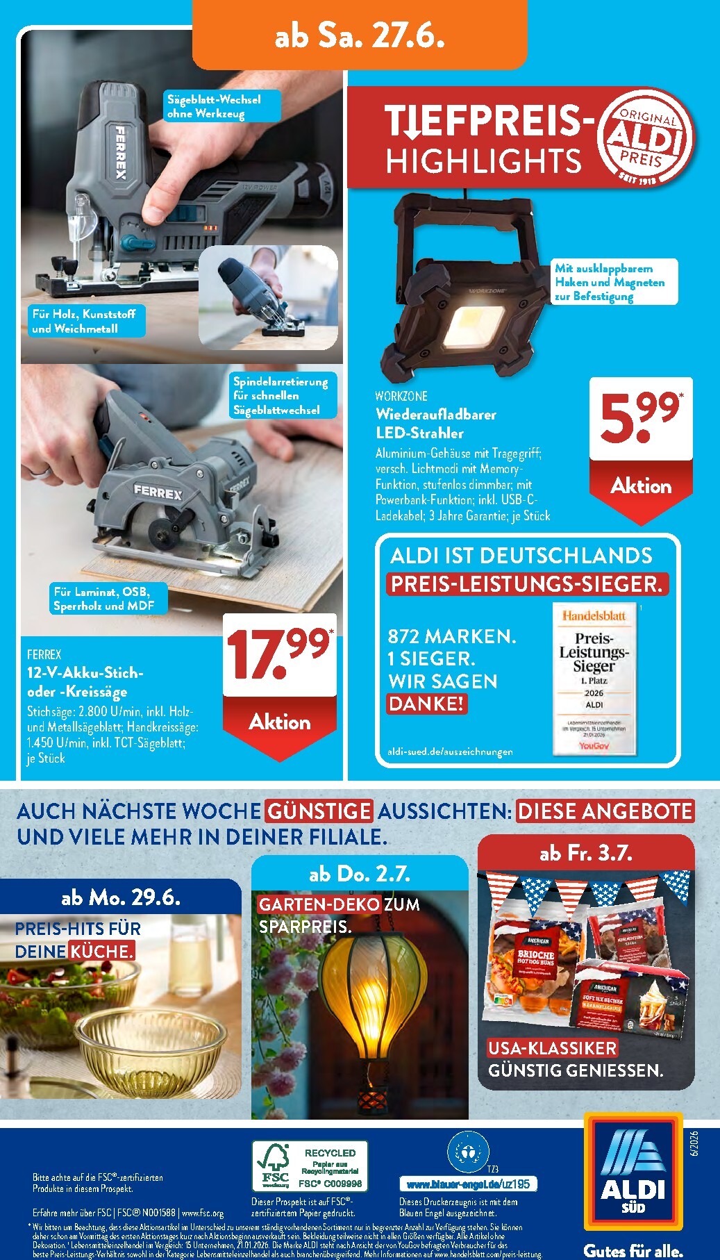 aldi - ALDI SÜD Prospekt nächste Woche – von Montag 22.06.2026 bis Samstag 27.06.2026 - page: 17