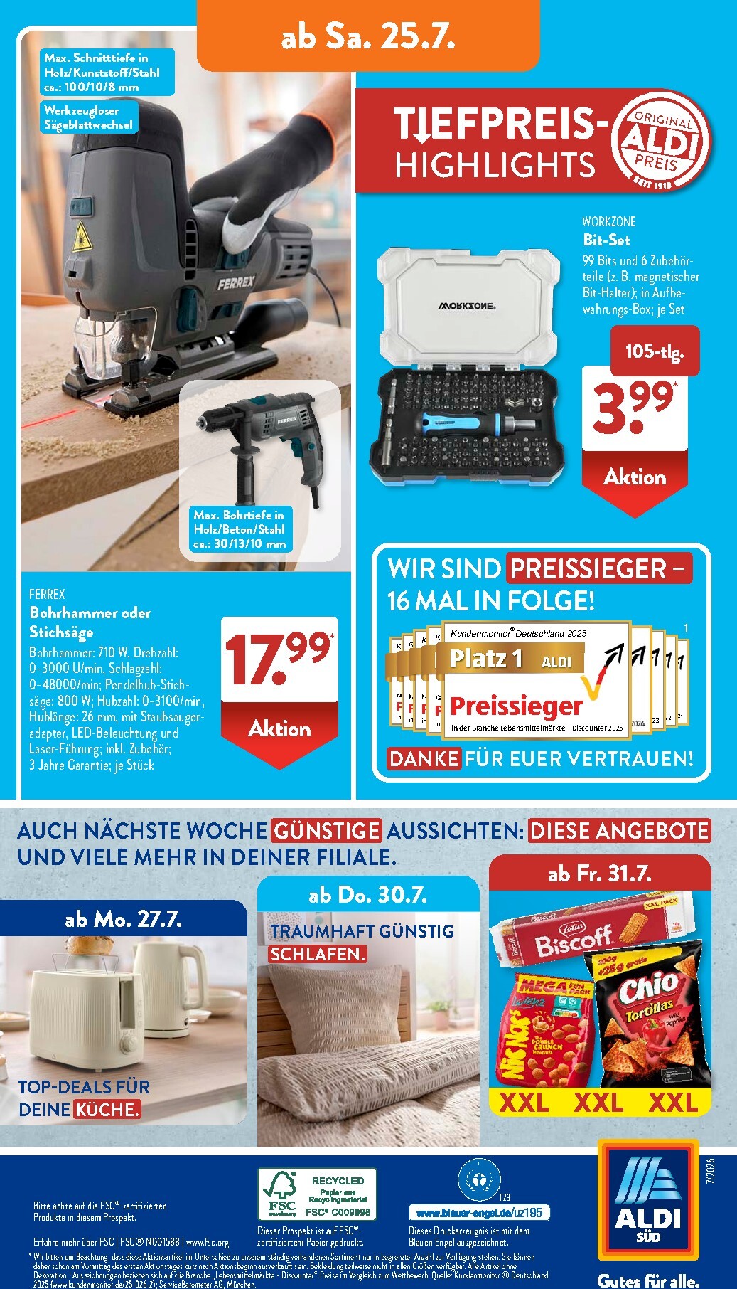 aldi - ALDI SÜD Prospekt nächste Woche – von Montag 20.07.2026 bis Samstag 25.07.2026 - page: 17