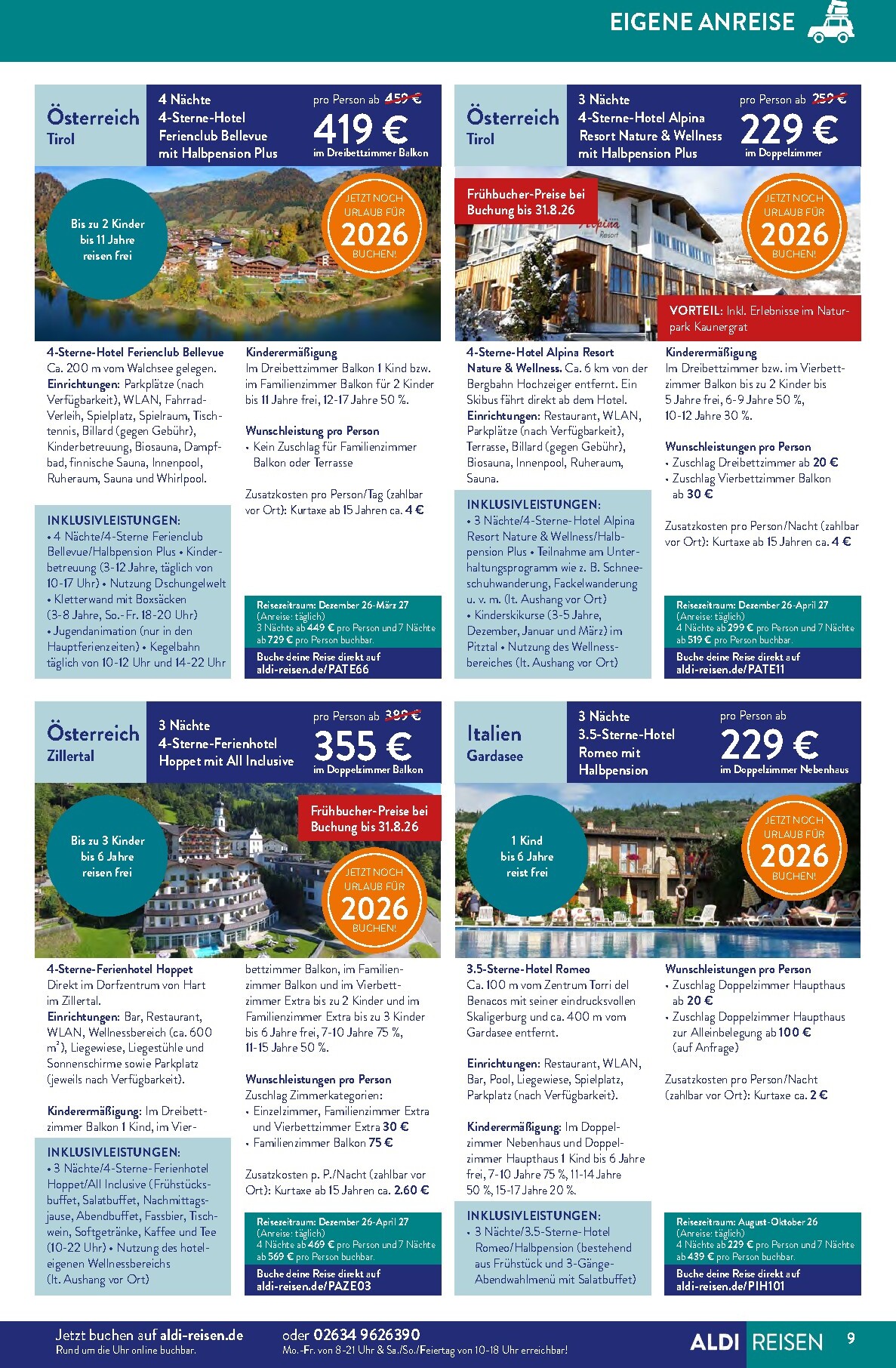aldi - ALDI SÜD - Reisemagazin Prospekt nächste Woche – von Montag 03.08.2026 bis Montag 31.08.2026 - page: 9