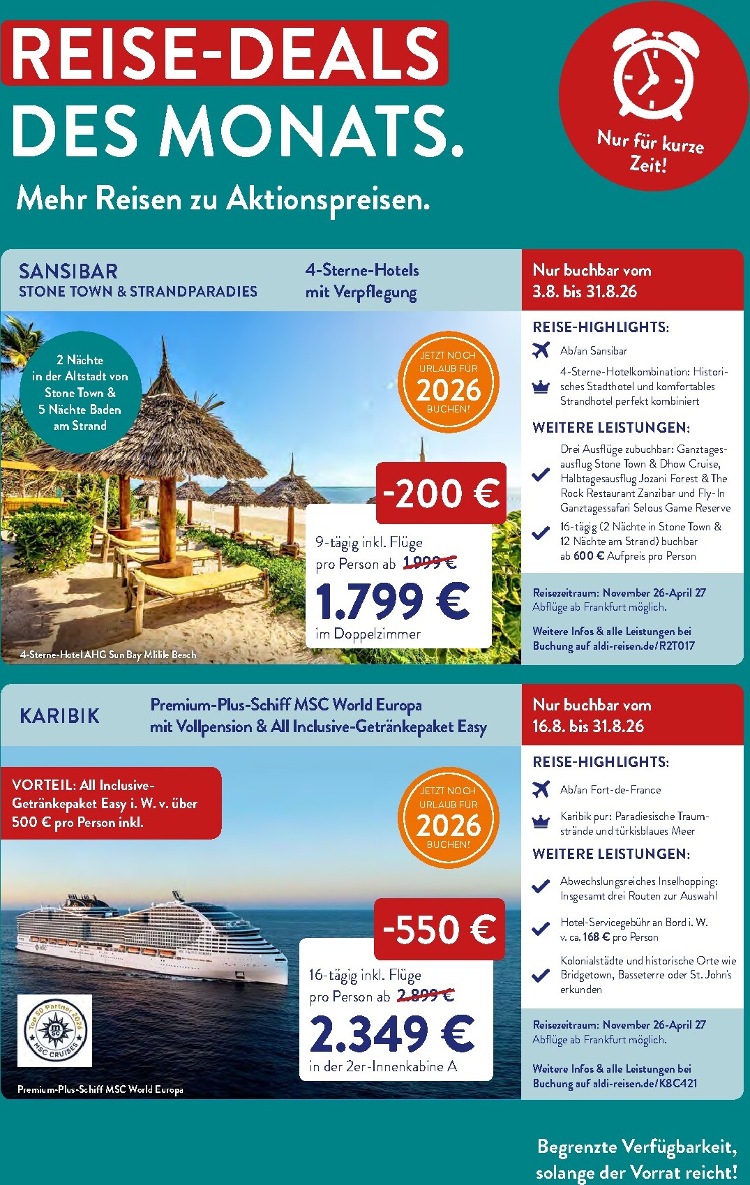 aldi - ALDI SÜD - Reisemagazin Prospekt nächste Woche – von Montag 03.08.2026 bis Montag 31.08.2026 - page: 3