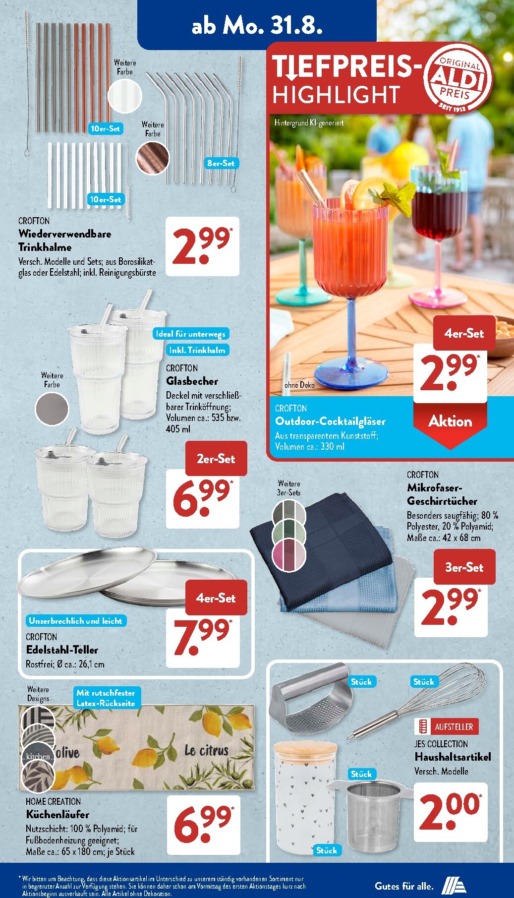 aldi - ALDI SÜD Prospekt nächste Woche – von Montag 31.08.2026 bis Samstag 05.09.2026 - page: 4