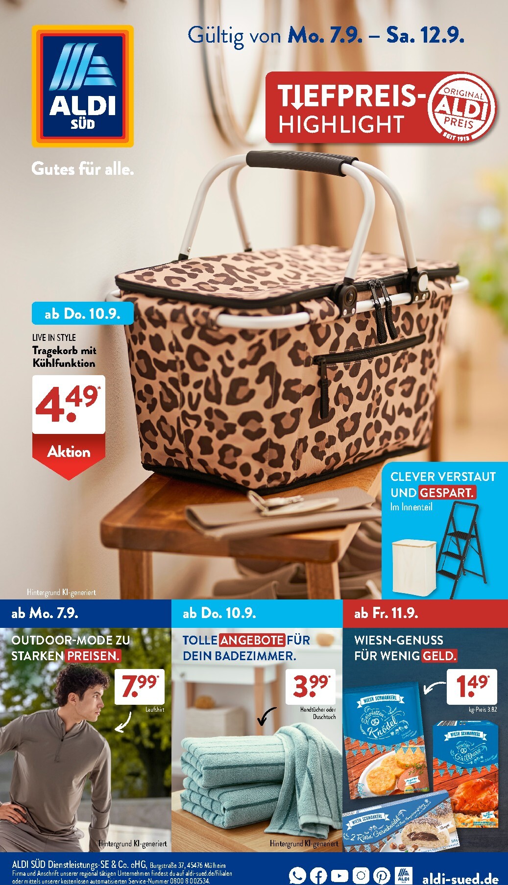 aldi - ALDI SÜD Prospekt nächste Woche – von Montag 07.09.2026 bis Samstag 12.09.2026