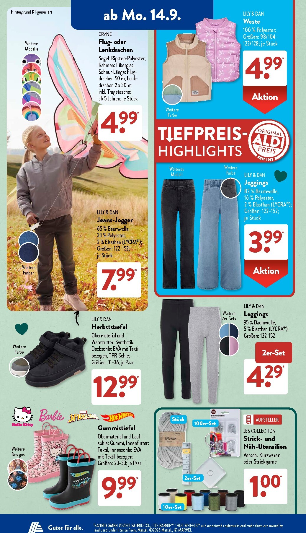 aldi - ALDI SÜD Prospekt nächste Woche – von Montag 14.09.2026 bis Samstag 19.09.2026 - page: 6