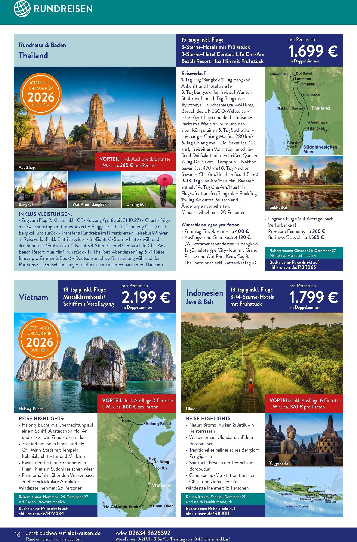 aldi - ALDI SÜD - Reisemagazin Prospekt – von Dienstag 01.09.2026 bis Mittwoch 30.09.2026 - page: 16