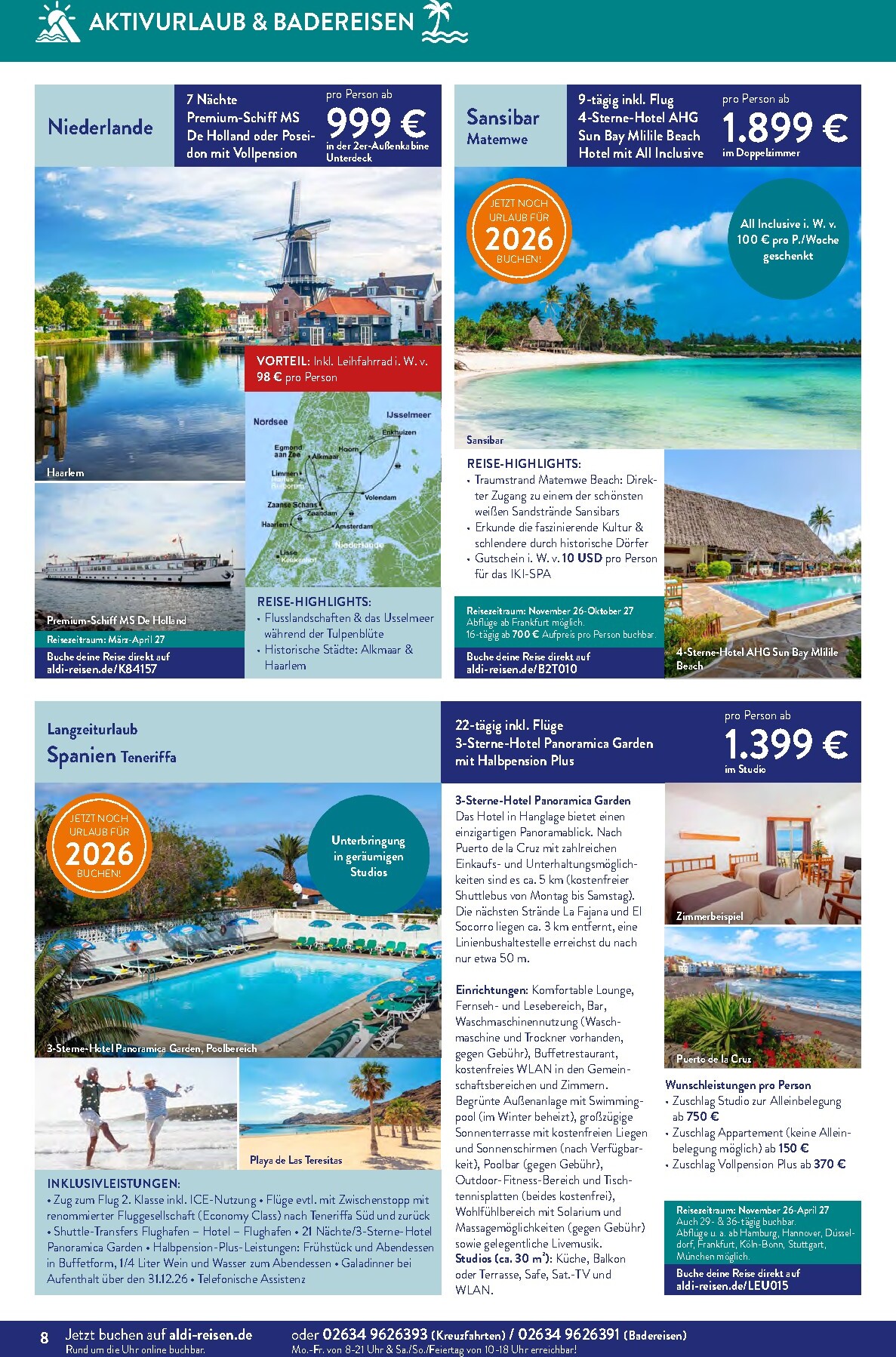 aldi - ALDI SÜD - Reisemagazin Prospekt – von Dienstag 01.09.2026 bis Mittwoch 30.09.2026 - page: 8
