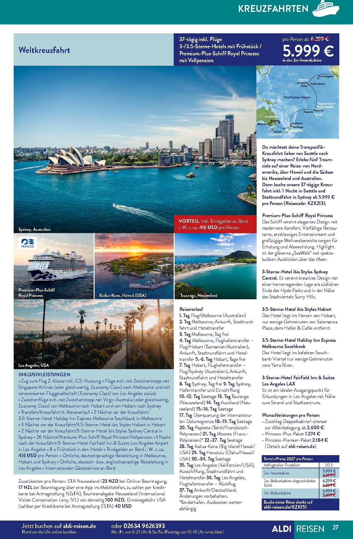 aldi - ALDI SÜD - Reisemagazin Prospekt – von Dienstag 01.09.2026 bis Mittwoch 30.09.2026 - page: 27
