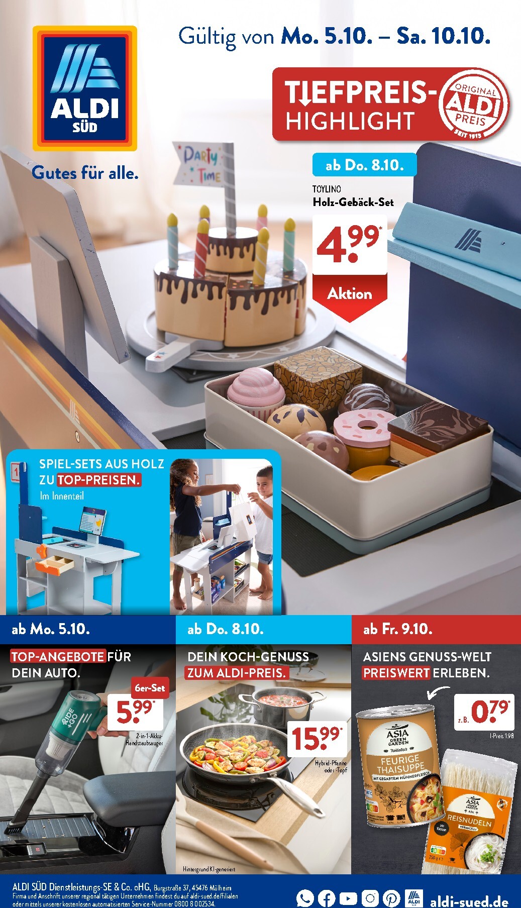 aldi - ALDI SÜD Prospekt nächste Woche – von Montag 05.10.2026 bis Samstag 10.10.2026