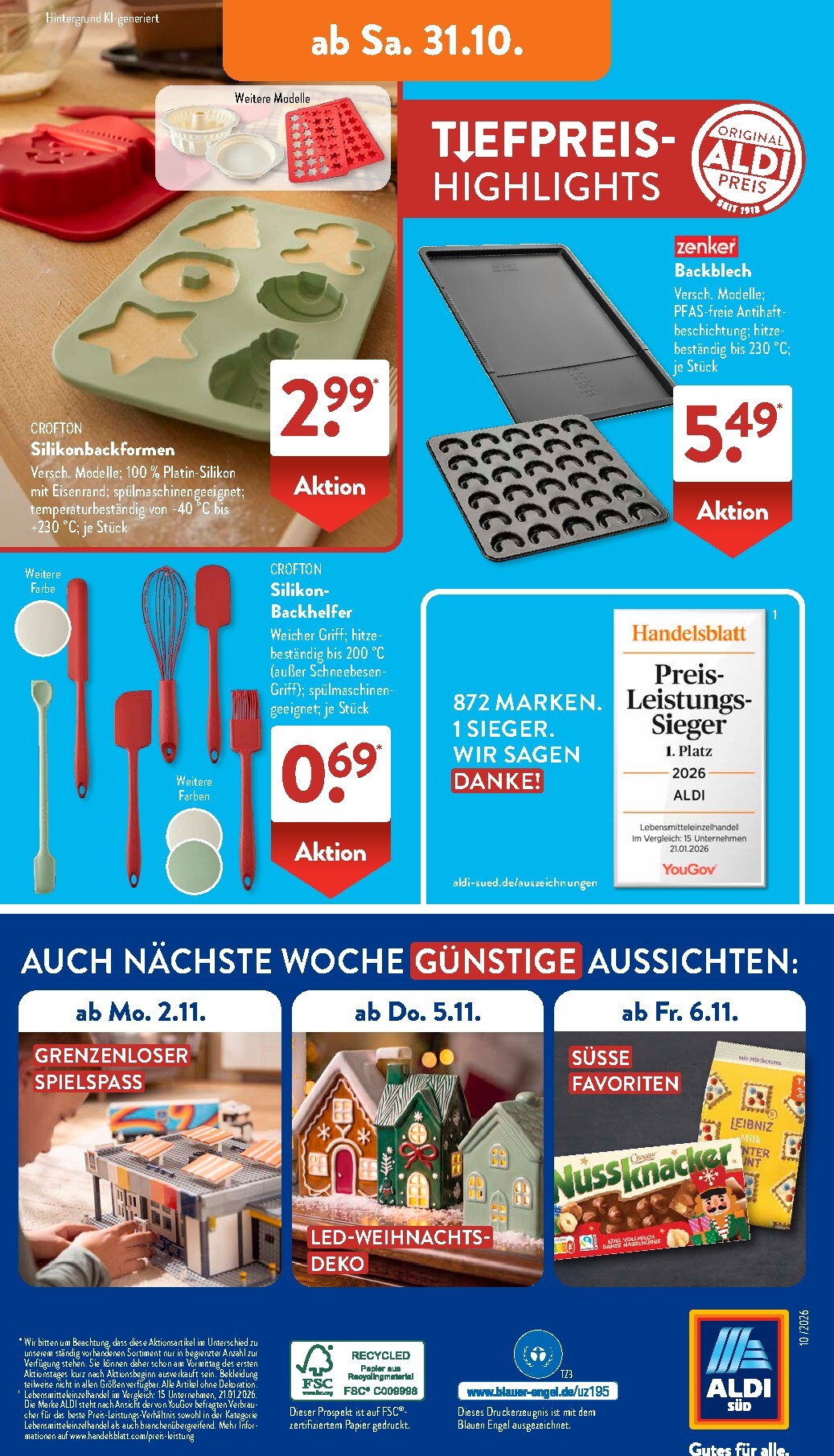 aldi - ALDI SÜD Prospekt nächste Woche – von Montag 26.10.2026 bis Samstag 31.10.2026 - page: 16