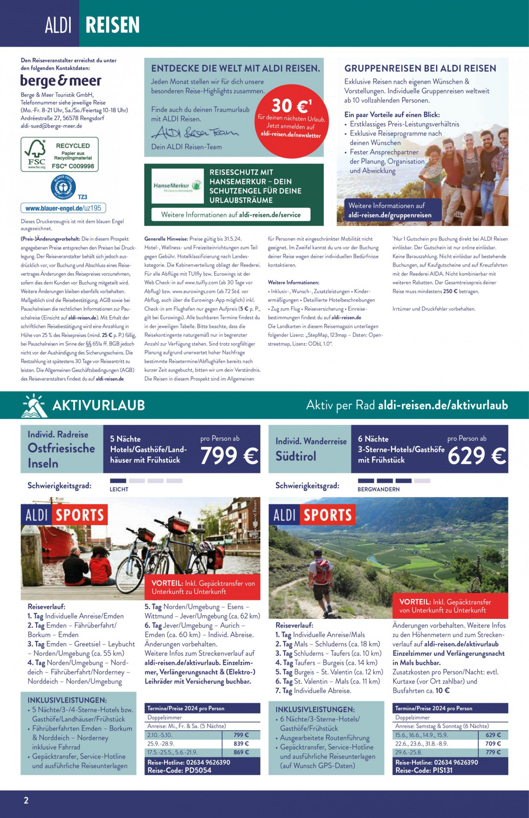 aldi - Flyer ALDI SÜD - Reisemagazin aktuell 02.05. - 31.05. - page: 2