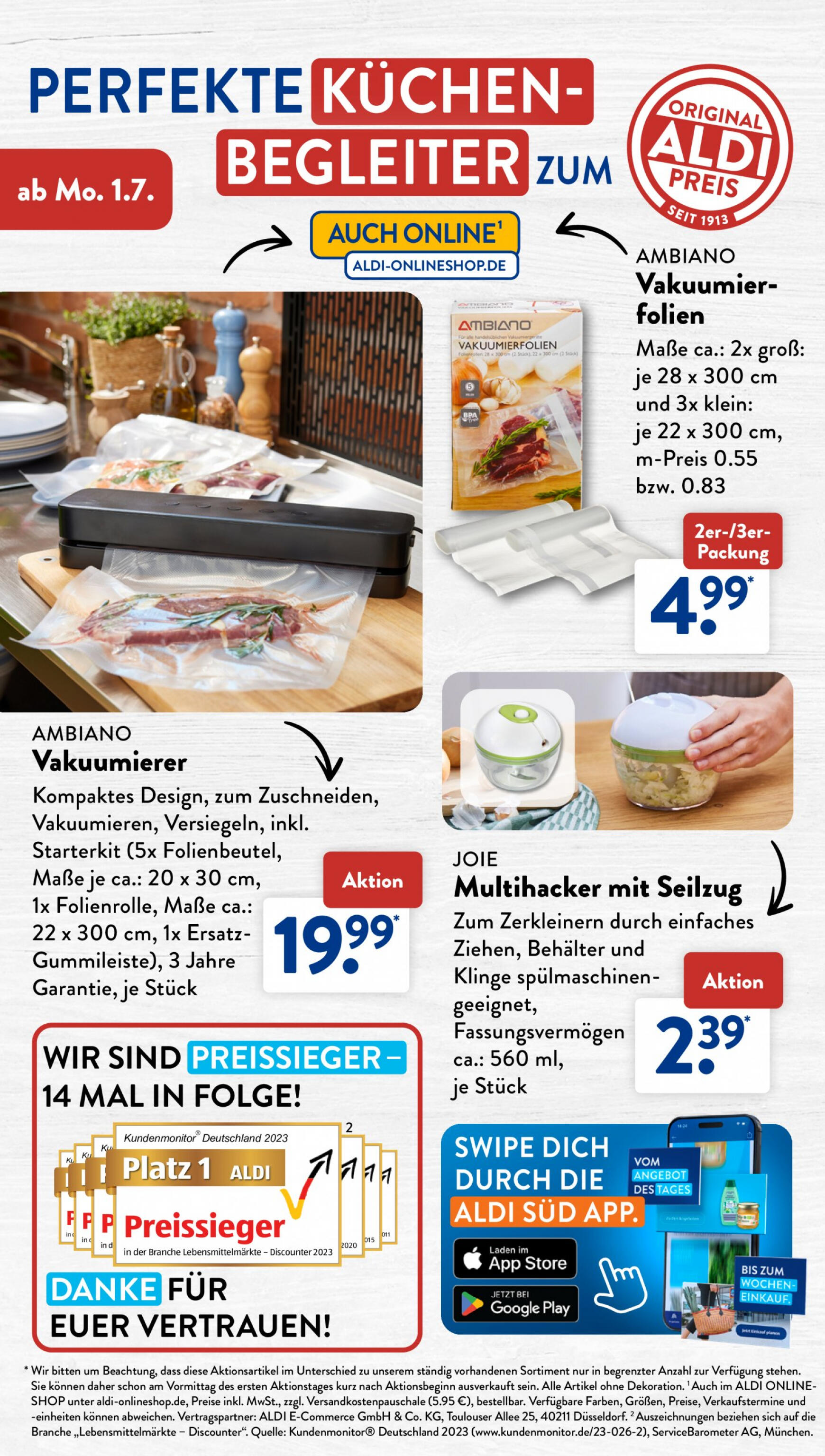 aldi - Flyer ALDI SÜD - Sortimentsprospekt aktuell 01.07. - 31.07. - page: 24