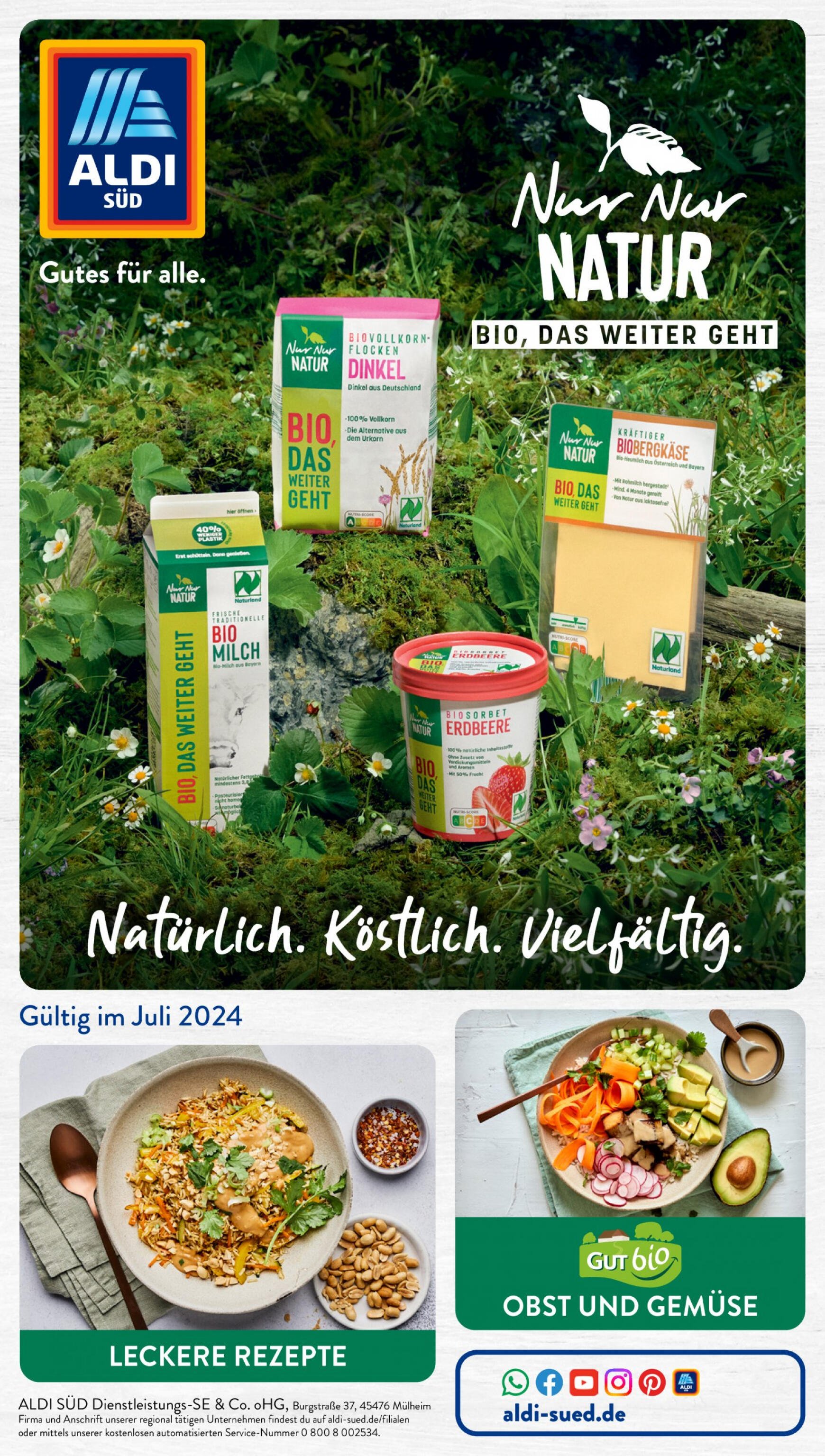 aldi - Flyer ALDI SÜD - Sortimentsprospekt aktuell 01.07. - 31.07. - page: 1