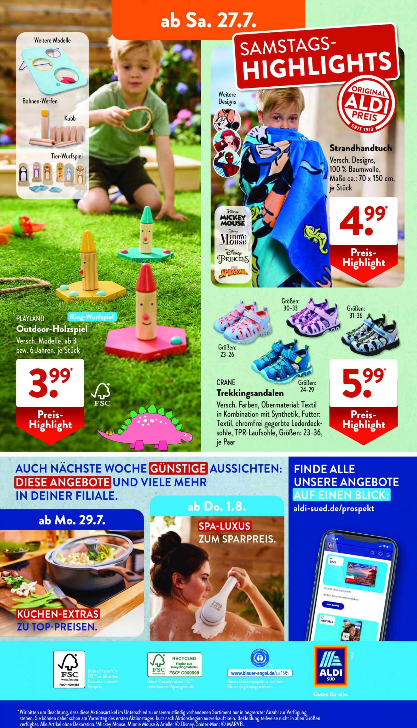 aldi - Flyer ALDI SÜD aktuell 22.07. - 27.07. - page: 25