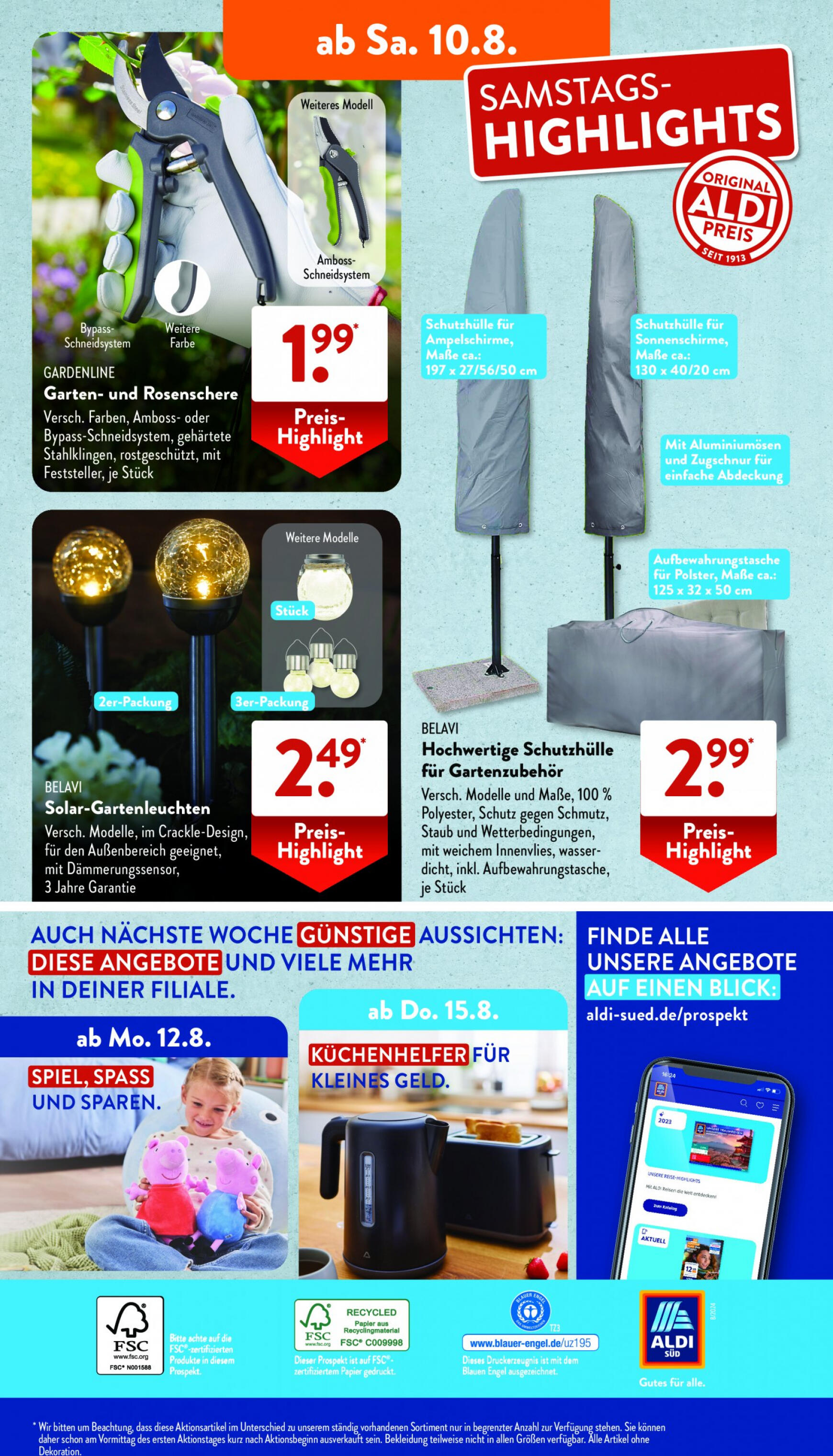 aldi - Flyer ALDI SÜD aktuell 05.08. - 10.08. - page: 28