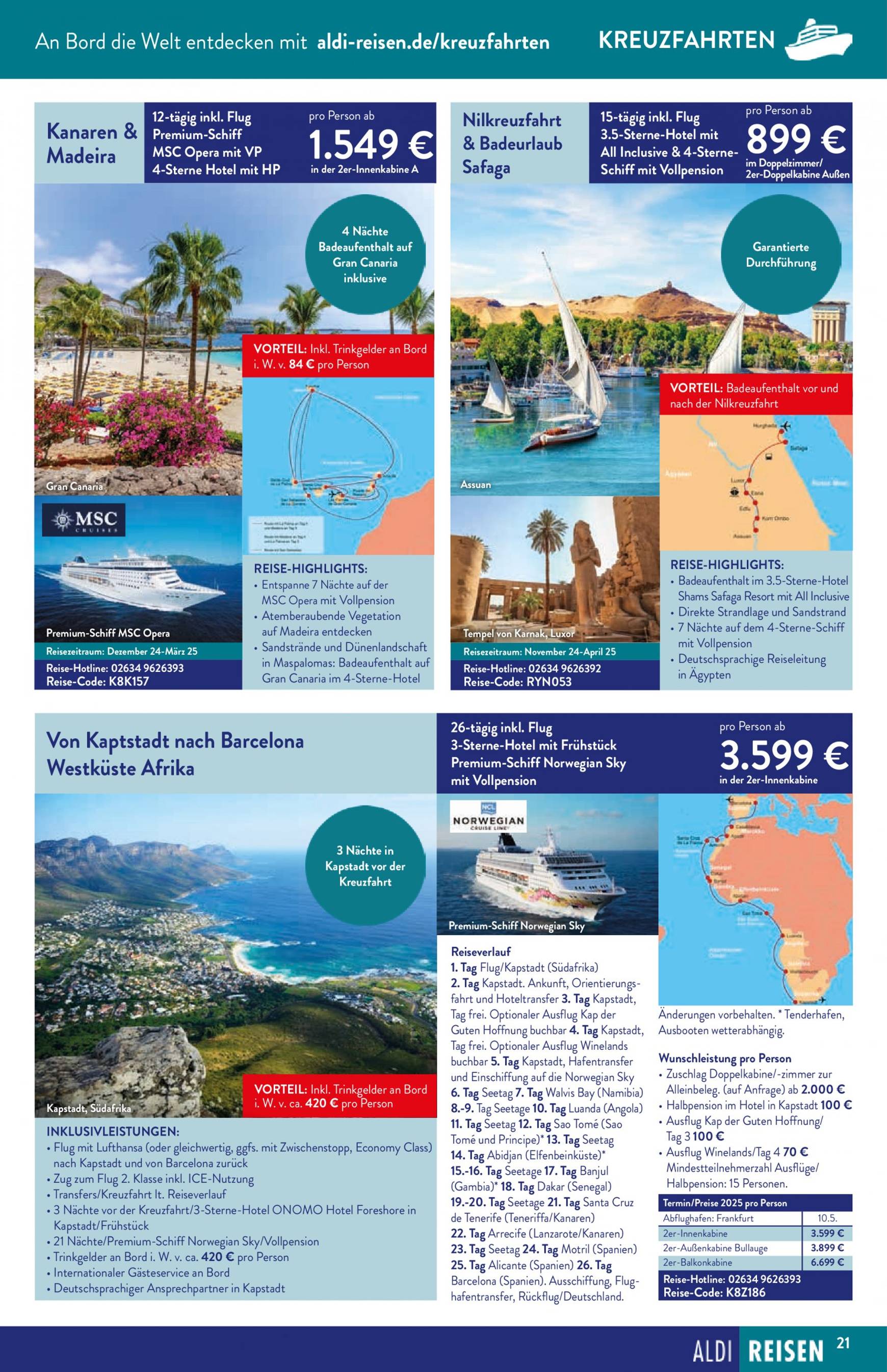 aldi - ALDI SÜD - Reisemagazin-Prospekt gültig ab 02.09. - 30.09. - page: 21