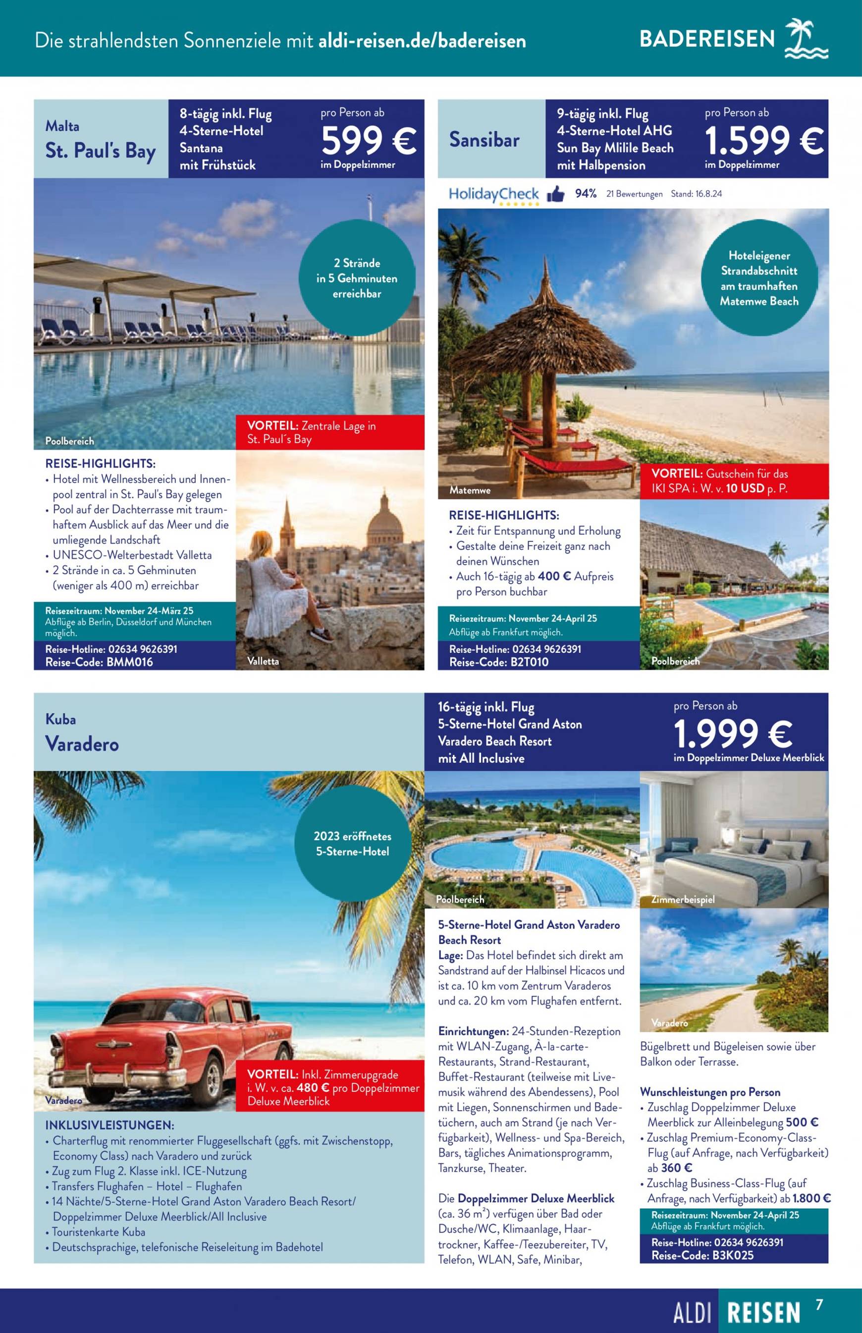 aldi - ALDI SÜD - Reisemagazin-Prospekt gültig ab 02.09. - 30.09. - page: 7
