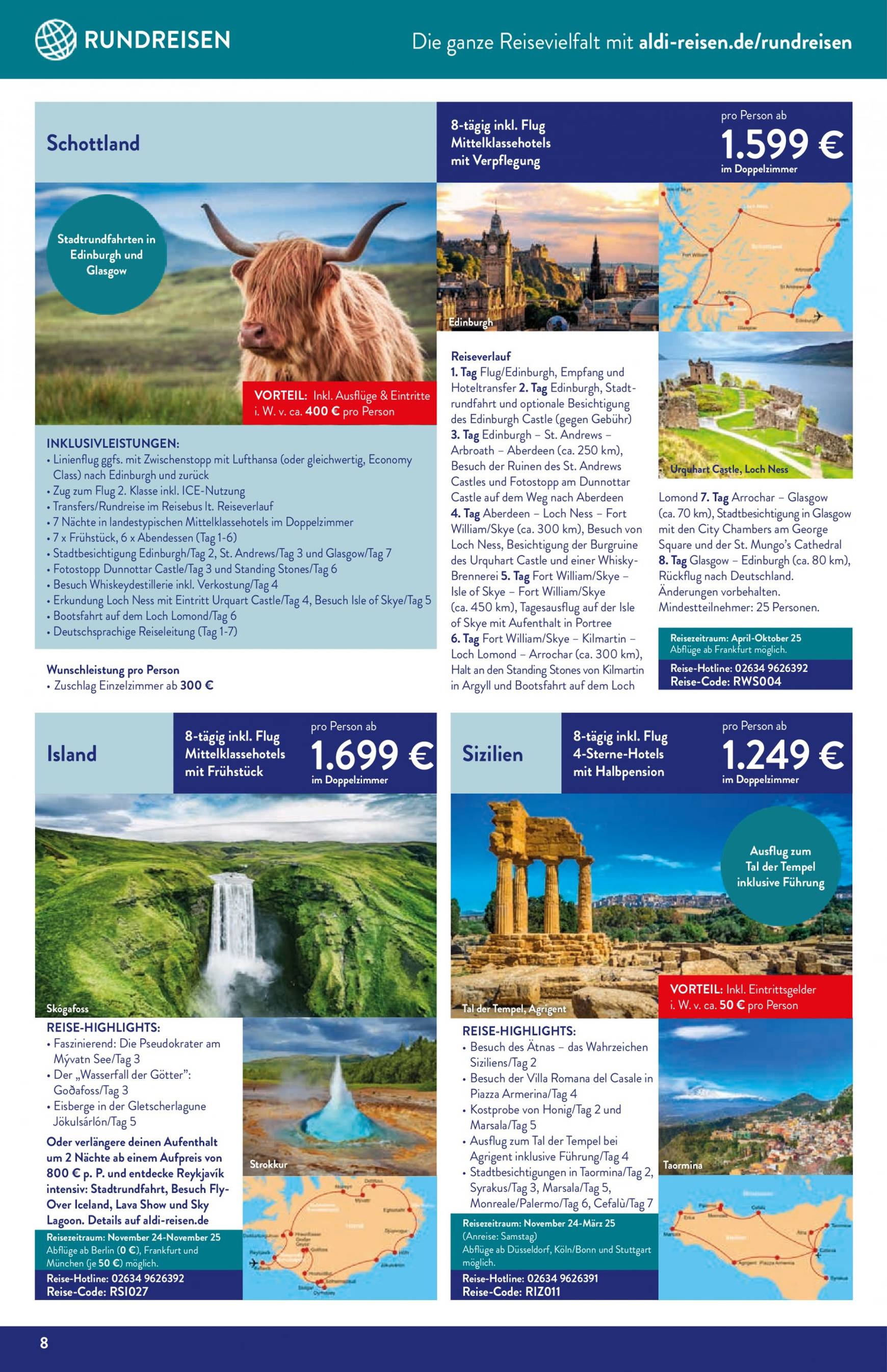 aldi - ALDI SÜD - Reisemagazin-Prospekt gültig ab 02.09. - 30.09. - page: 8