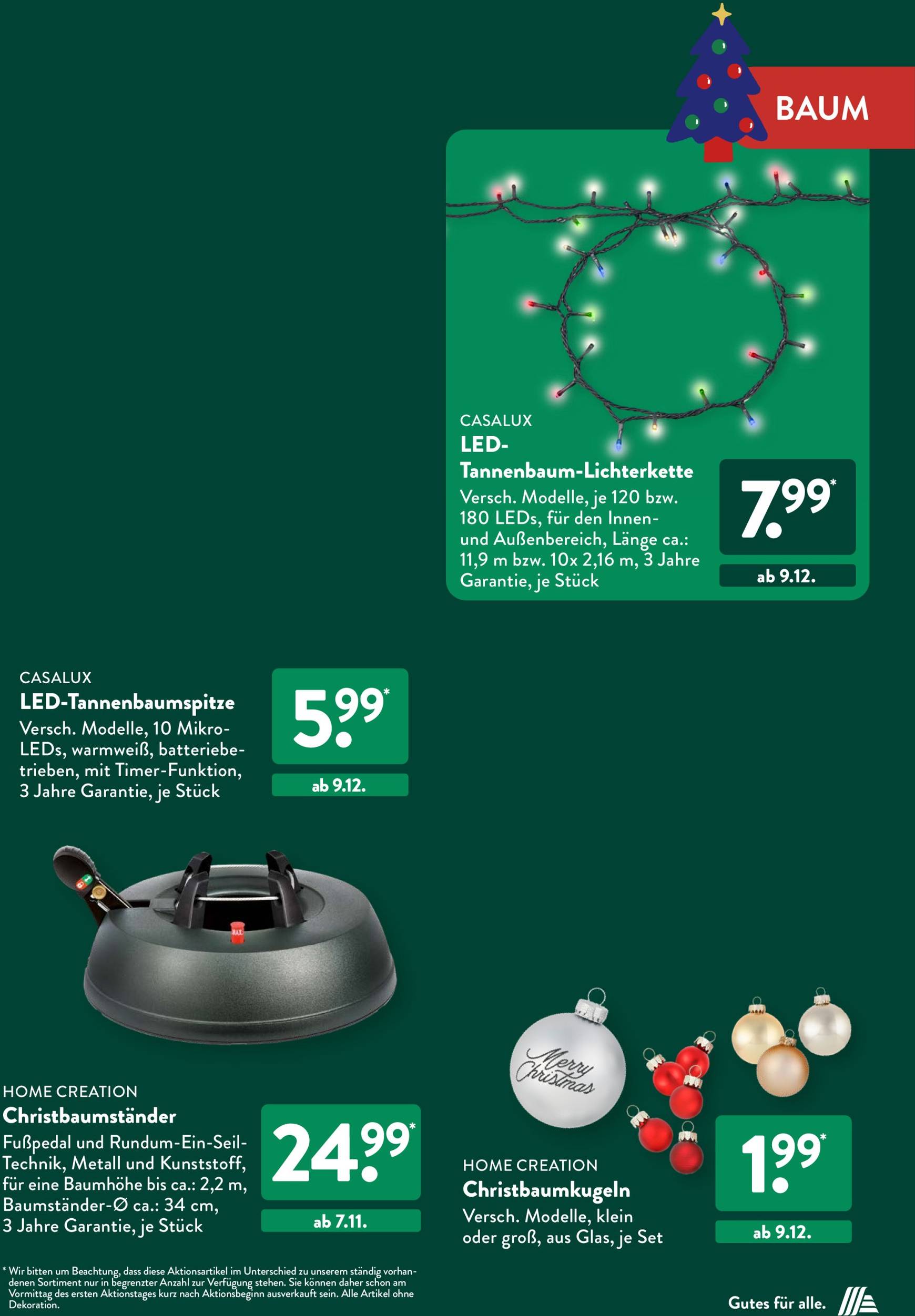 aldi - ALDI SÜD - Weihnachten-Deko-2024-Prospekt gültig von 17.10. bis 30.11. - page: 17