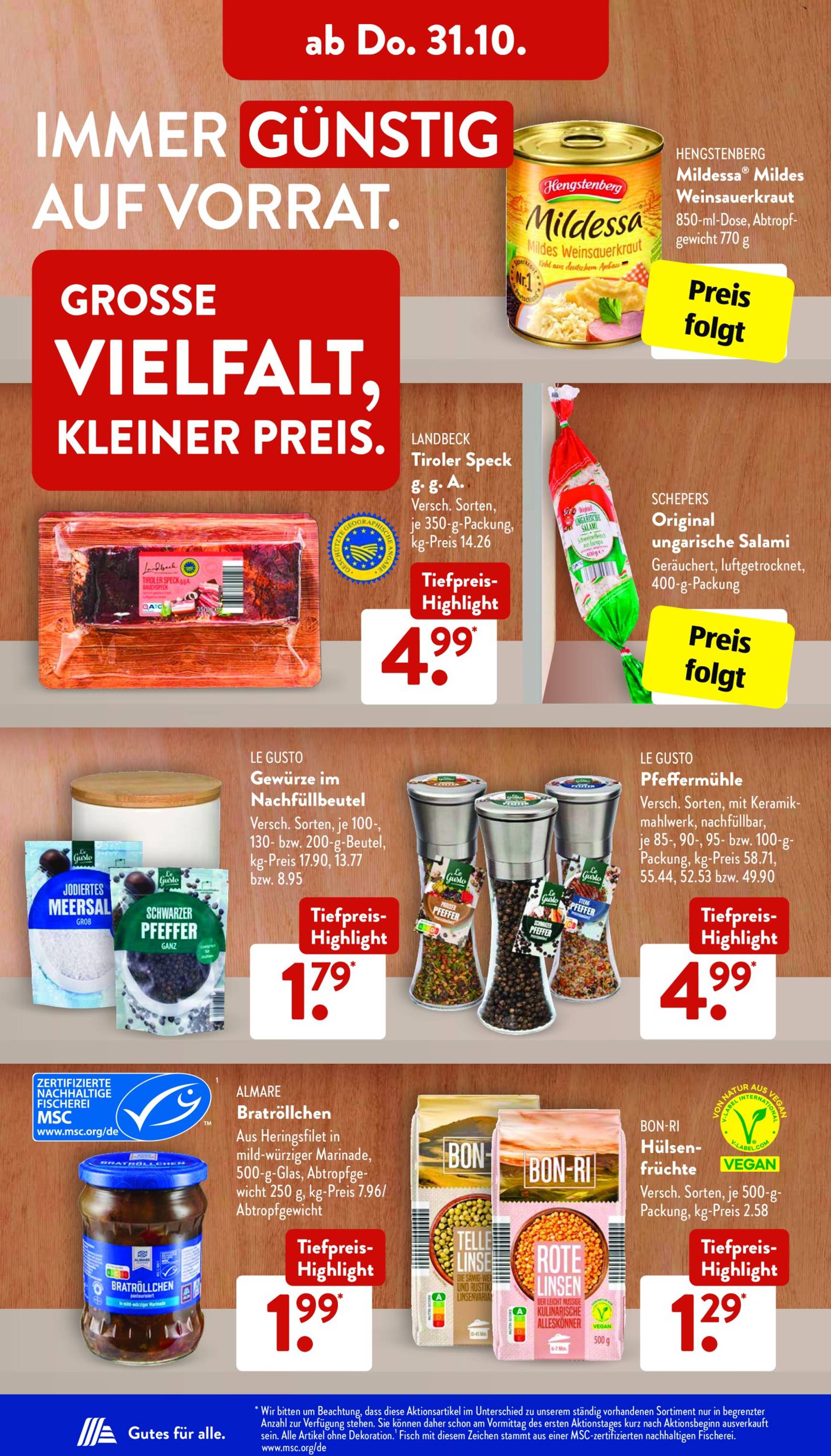 aldi - ALDI SÜD-Prospekt gültig von 28.10. bis 02.11. - page: 23