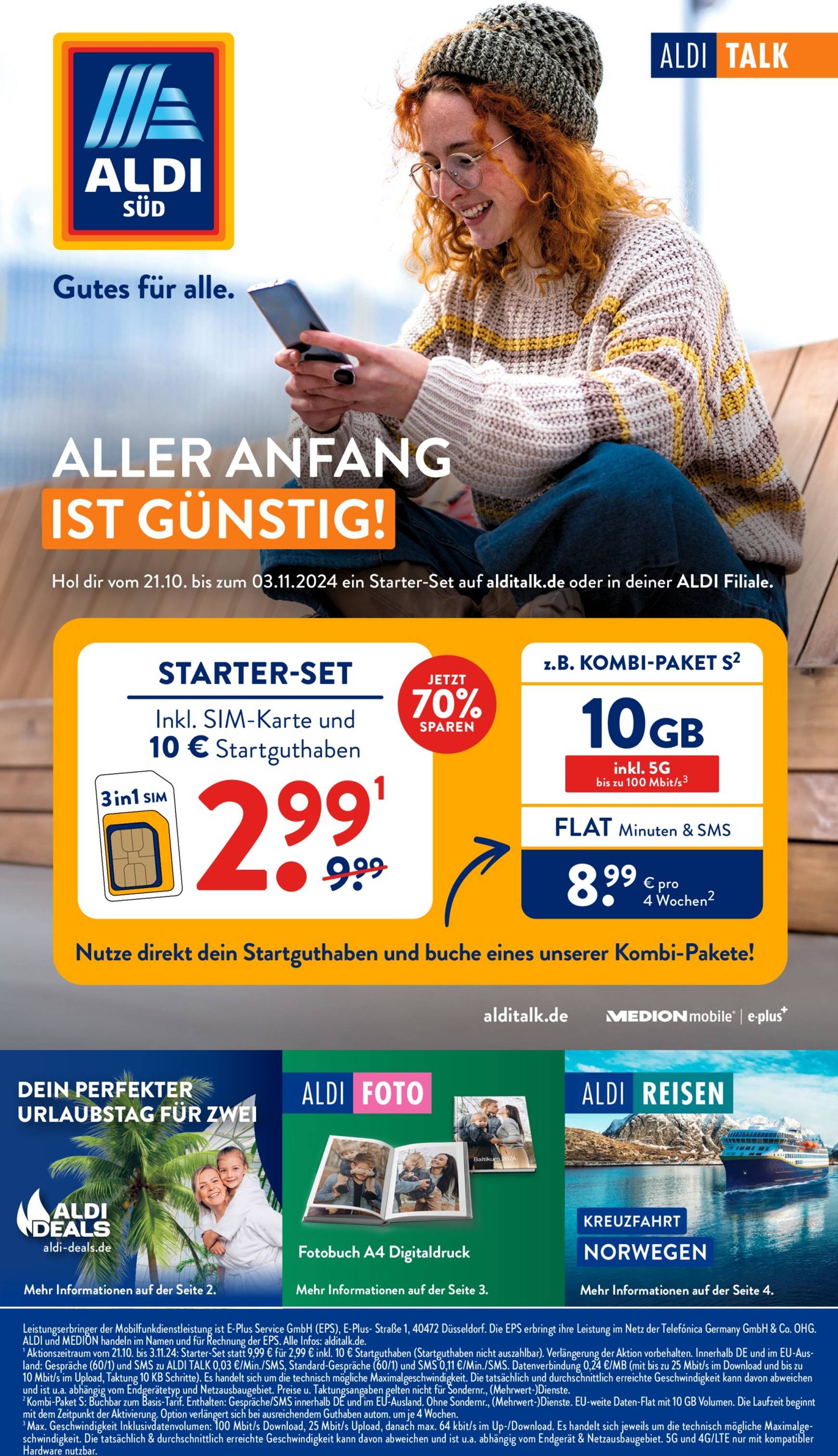 aldi - ALDI SÜD - Inlineflyer-Prospekt gültig von 21.10. bis 03.11.