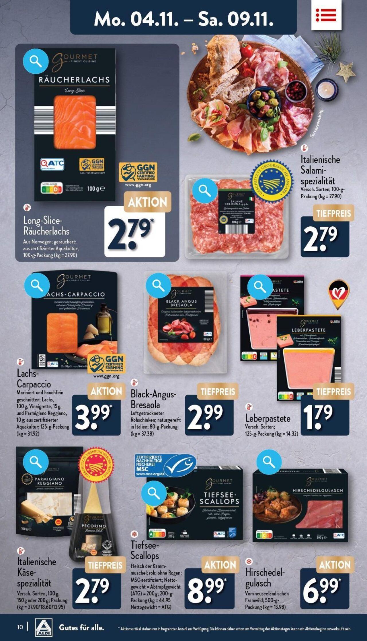 aldi - Aldi Prospekt 04.11.2024 - 09.11.2024 - page: 10