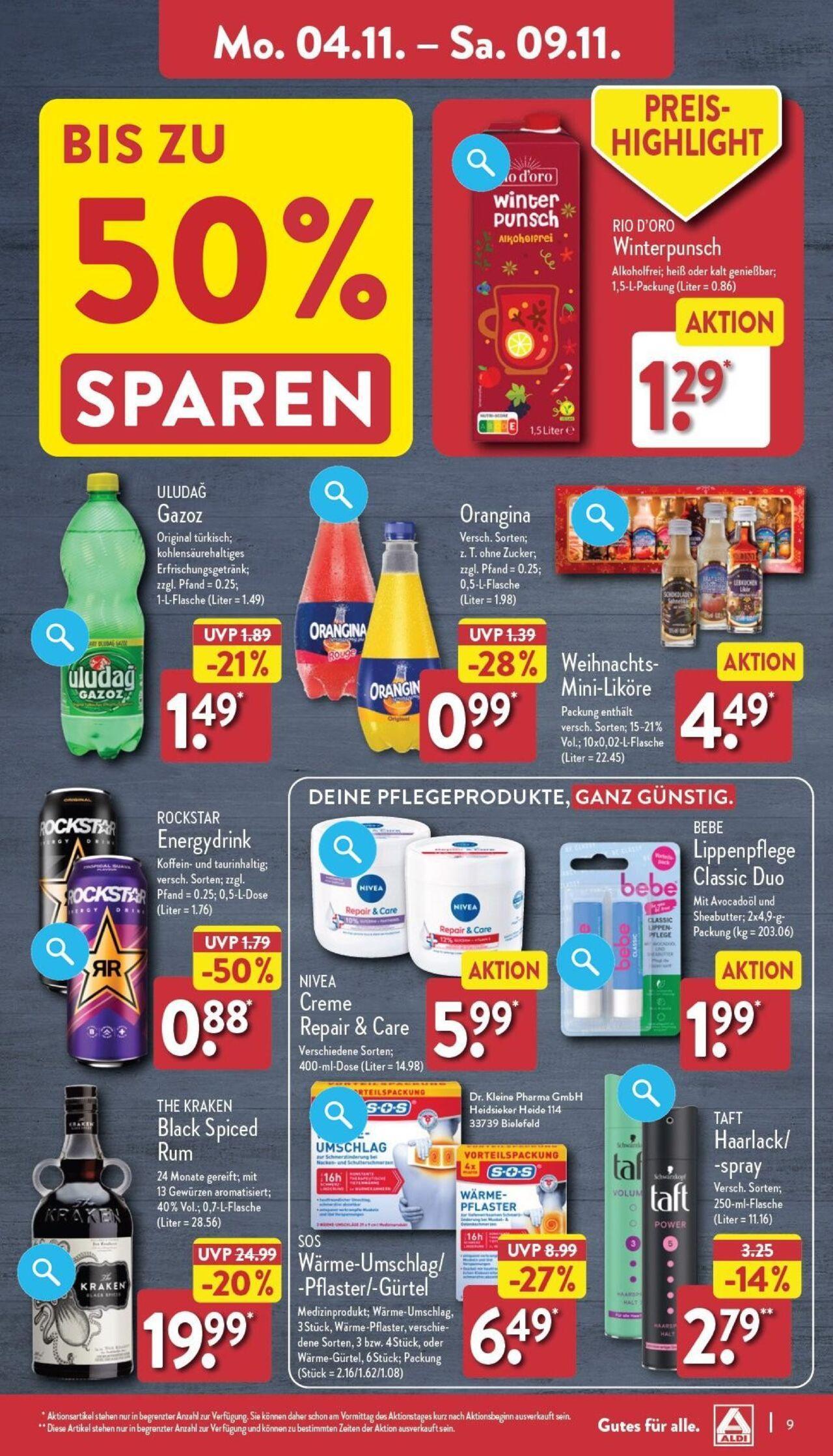 aldi - Aldi Prospekt 04.11.2024 - 09.11.2024 - page: 9