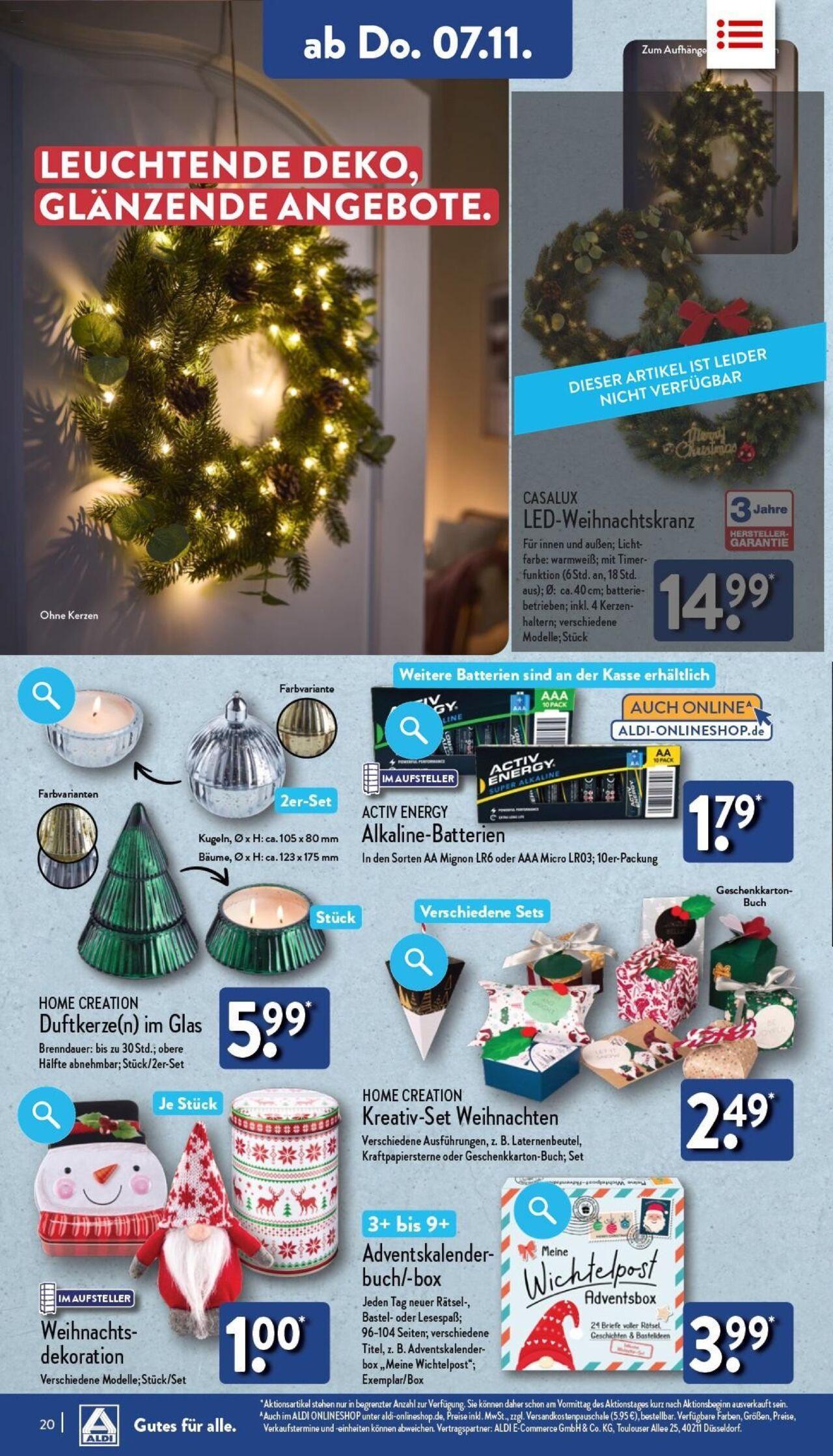 aldi - Aldi Prospekt 04.11.2024 - 09.11.2024 - page: 20