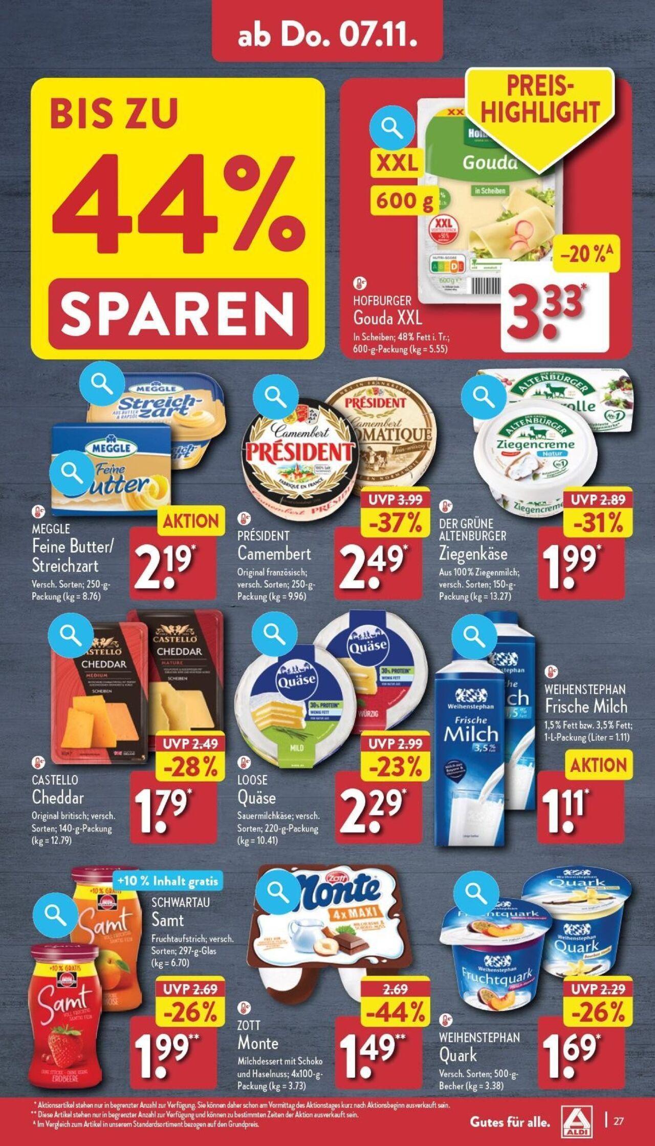 aldi - Aldi Prospekt 04.11.2024 - 09.11.2024 - page: 27