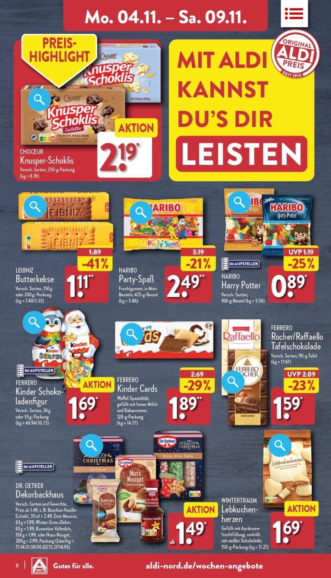 aldi - Aldi Prospekt 04.11.2024 - 09.11.2024 - page: 8