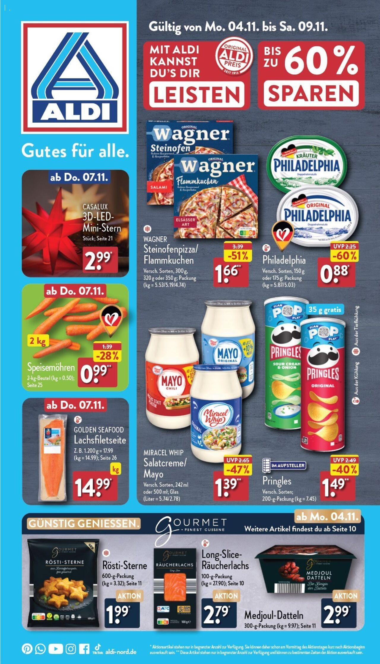 aldi - Aldi Prospekt 04.11.2024 - 09.11.2024