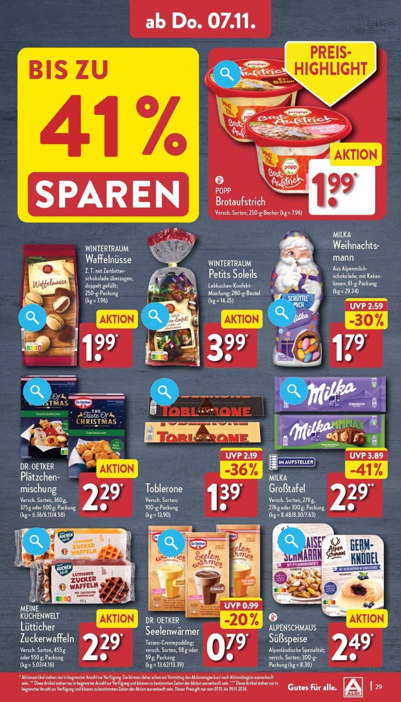 aldi - Aldi Prospekt 04.11.2024 - 09.11.2024 - page: 29