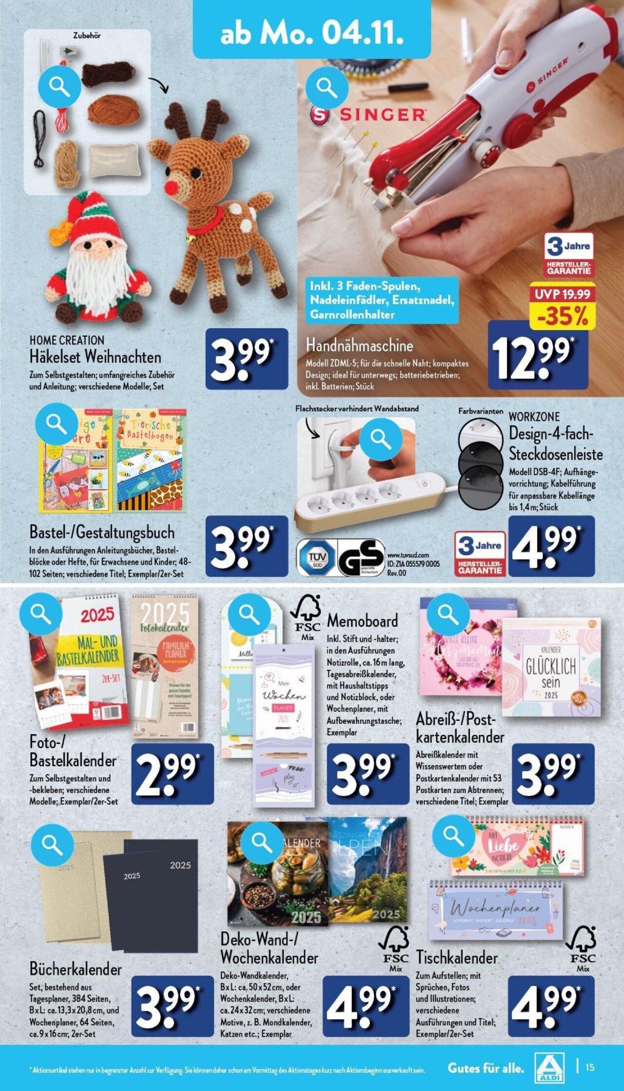 aldi - Aldi Prospekt 04.11.2024 - 09.11.2024 - page: 15