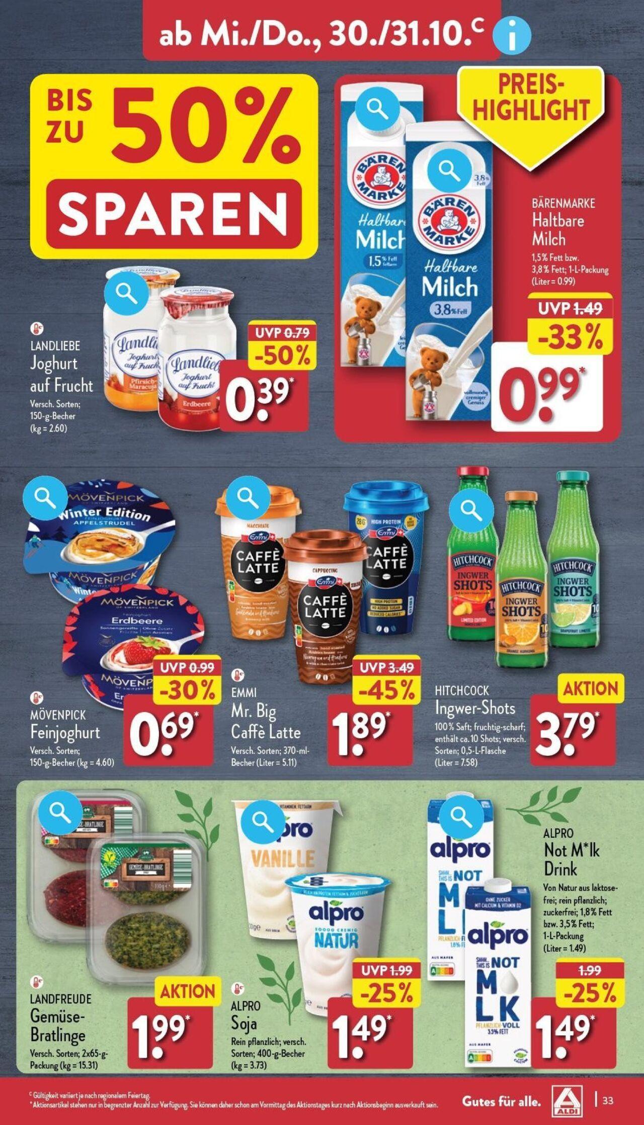 aldi - Aldi Prospekt 28.10.2024 - 02.11.2024 - page: 33