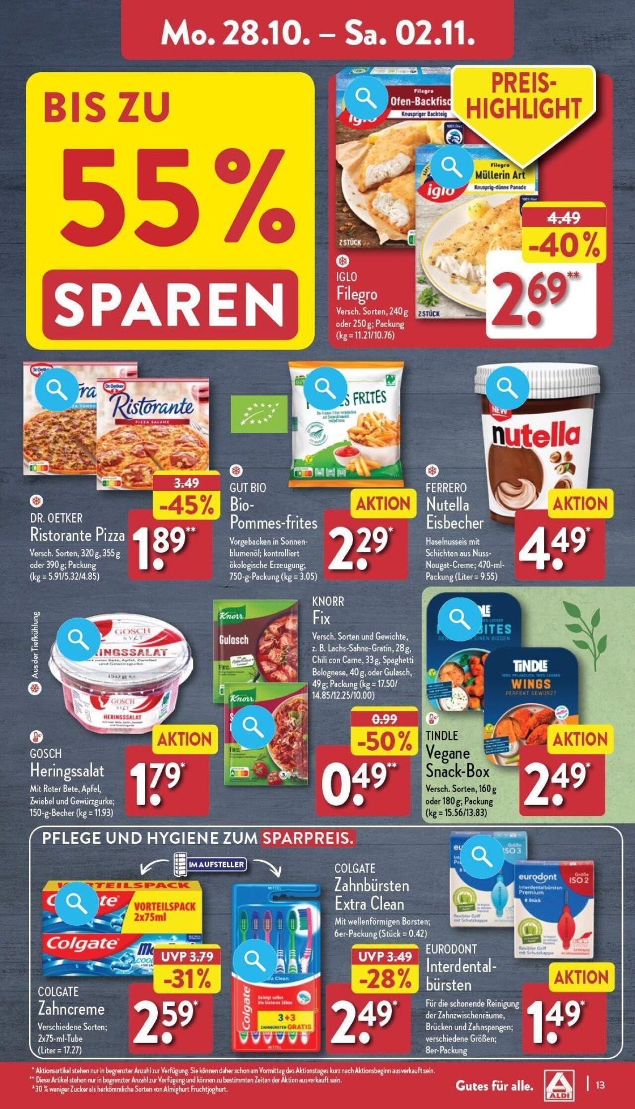 aldi - Aldi Prospekt 28.10.2024 - 02.11.2024 - page: 13