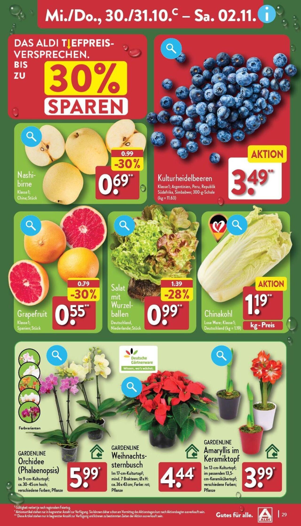 aldi - Aldi Prospekt 28.10.2024 - 02.11.2024 - page: 29