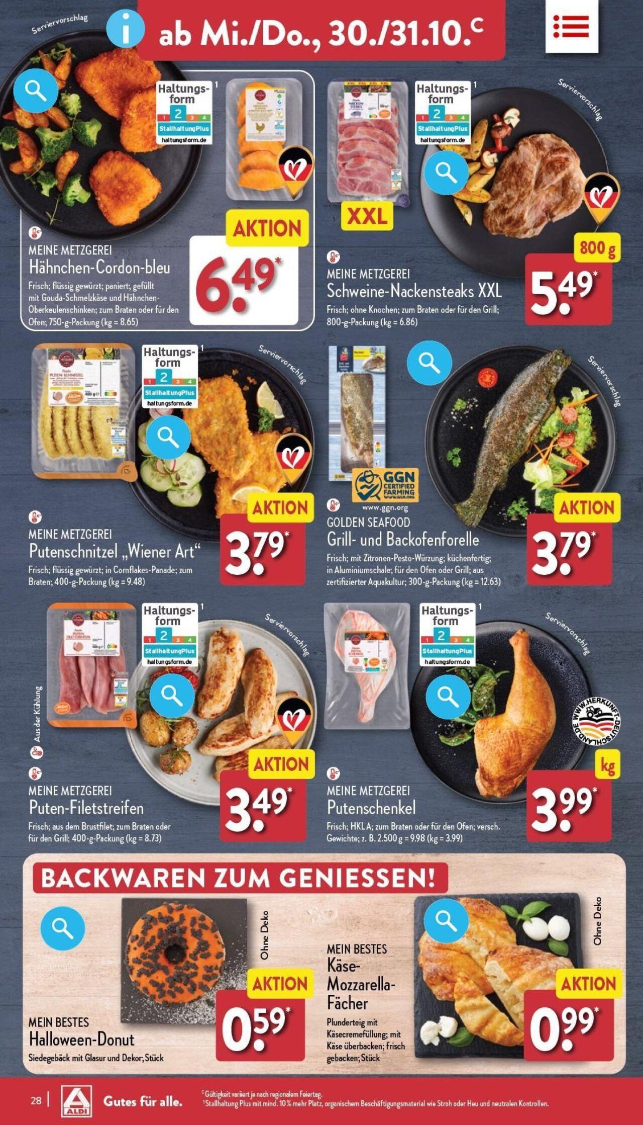 aldi - Aldi Prospekt 28.10.2024 - 02.11.2024 - page: 28