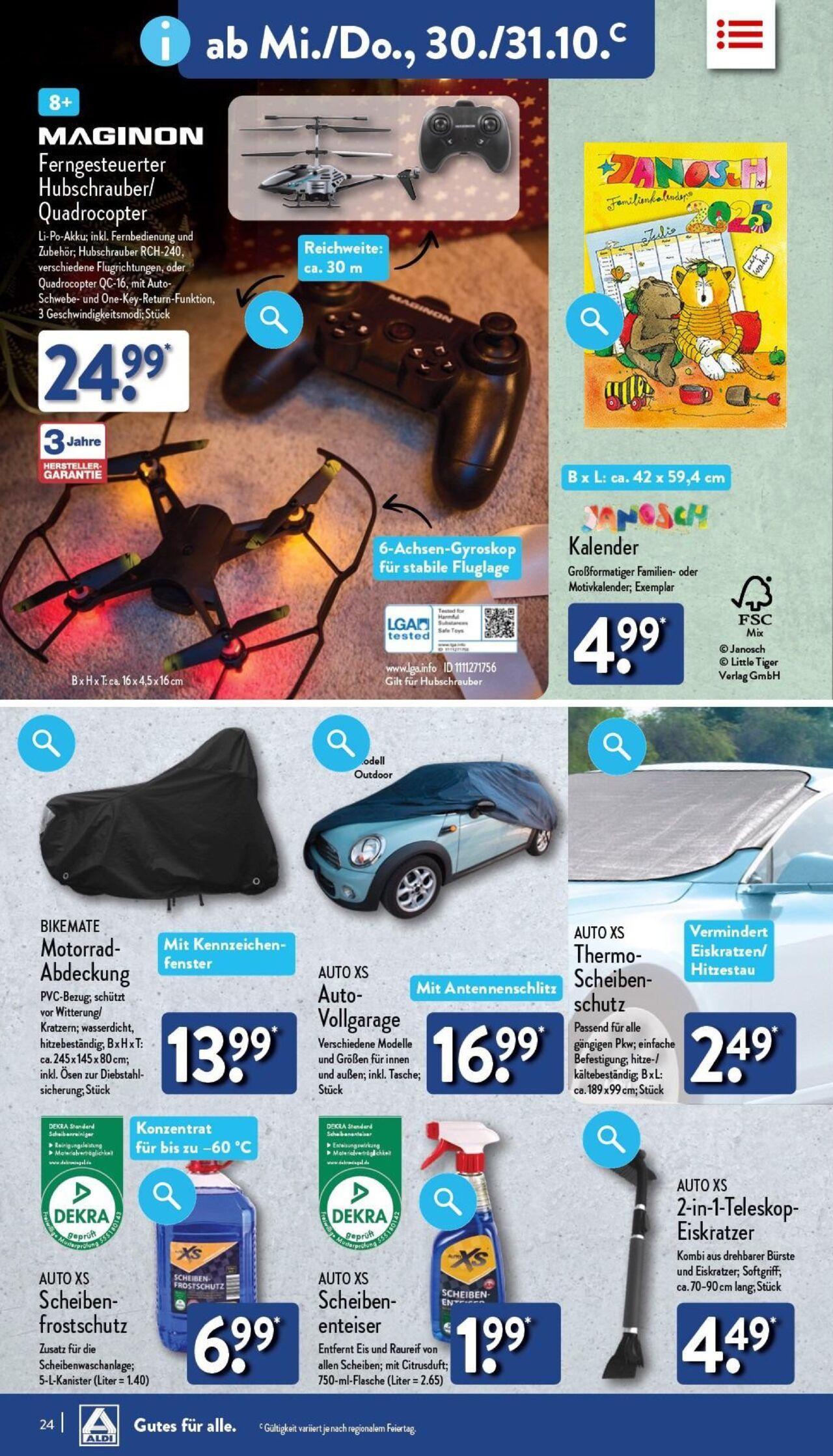 aldi - Aldi Prospekt 28.10.2024 - 02.11.2024 - page: 24