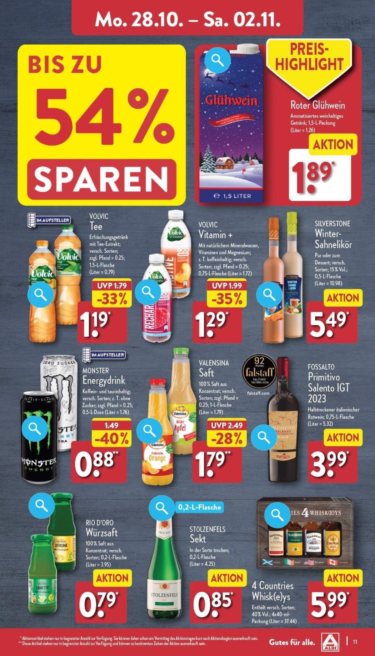 aldi - Aldi Prospekt 28.10.2024 - 02.11.2024 - page: 11