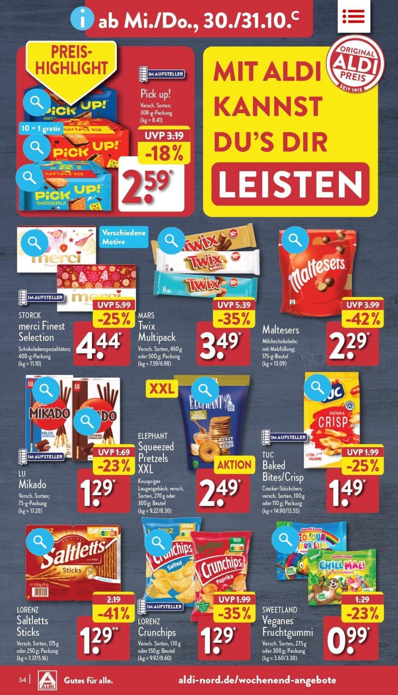 aldi - Aldi Prospekt 28.10.2024 - 02.11.2024 - page: 34