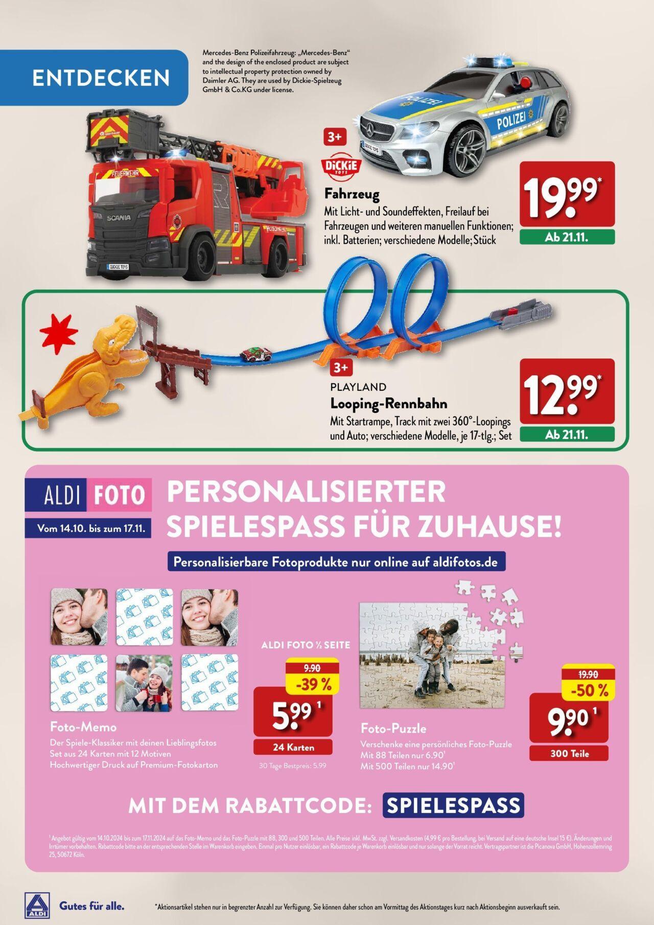 aldi - Aldi Weihnachten Spielzeug - Thüringen 21.10.2024 - 16.12.2024 - page: 16