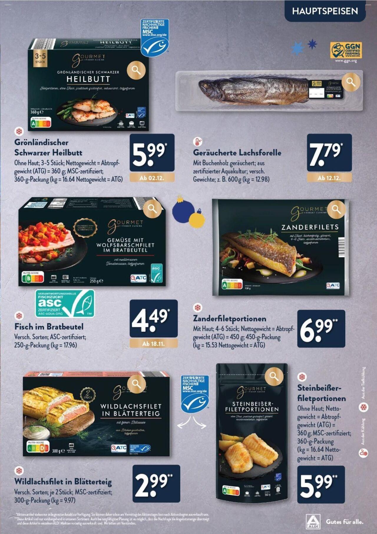 aldi - Aldi Weihnachten Gourmet 26.09.2024 - 31.12.2024 - page: 21